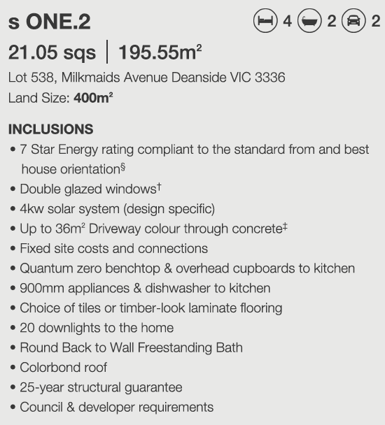 Little Springs Estate - Deanside - Lot 538