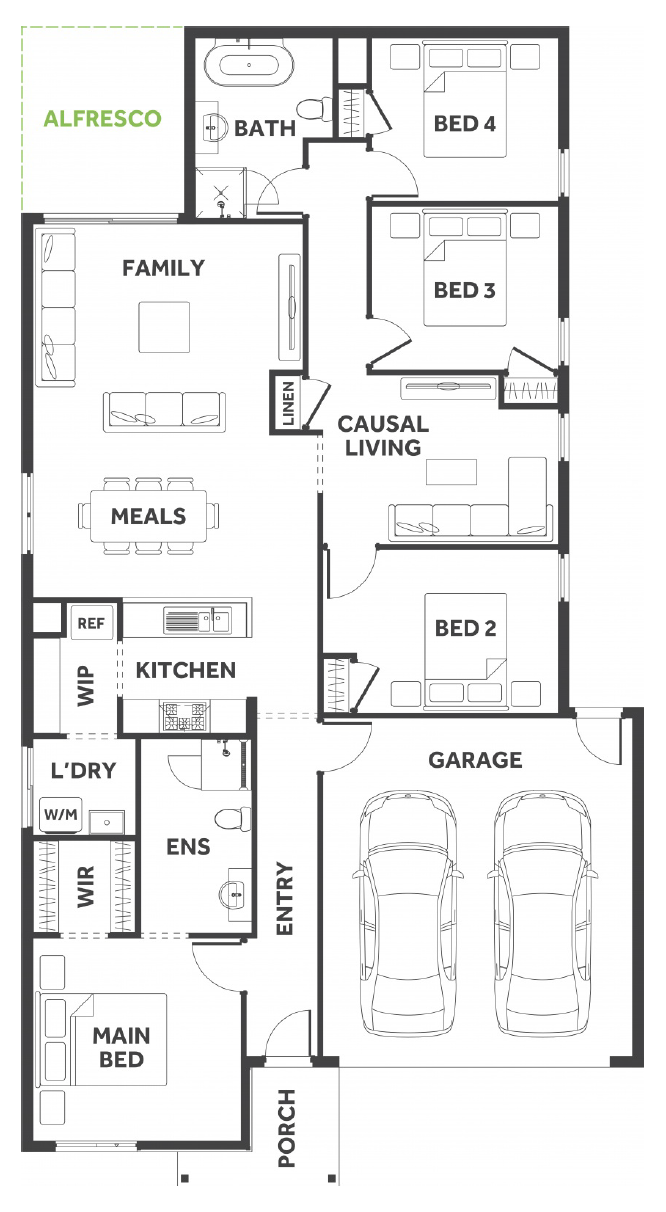 Little Springs Estate - Deanside - Lot 614 Floorplan