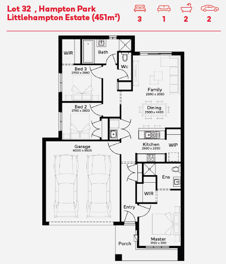 Littlehampton Estate - Hampton Park - Lot 32