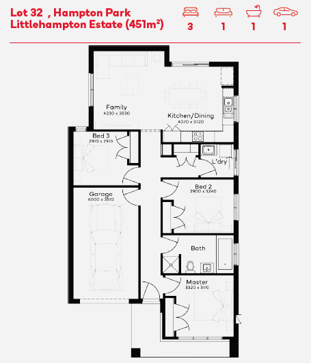 Littlehampton Estate - Hampton Park - Lot 32