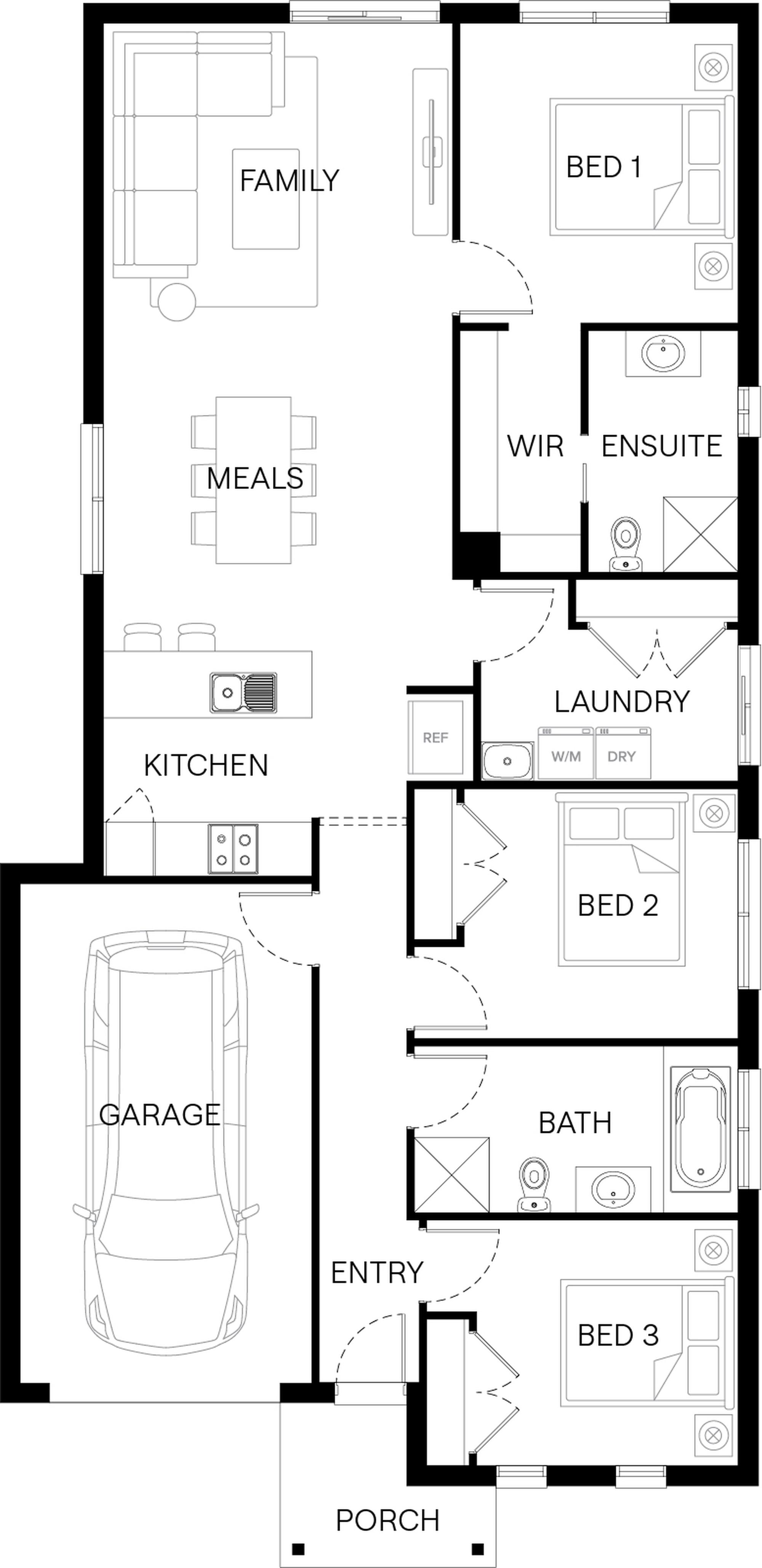 Lot 1 Compass Street by Fairhaven Homes Floorplan