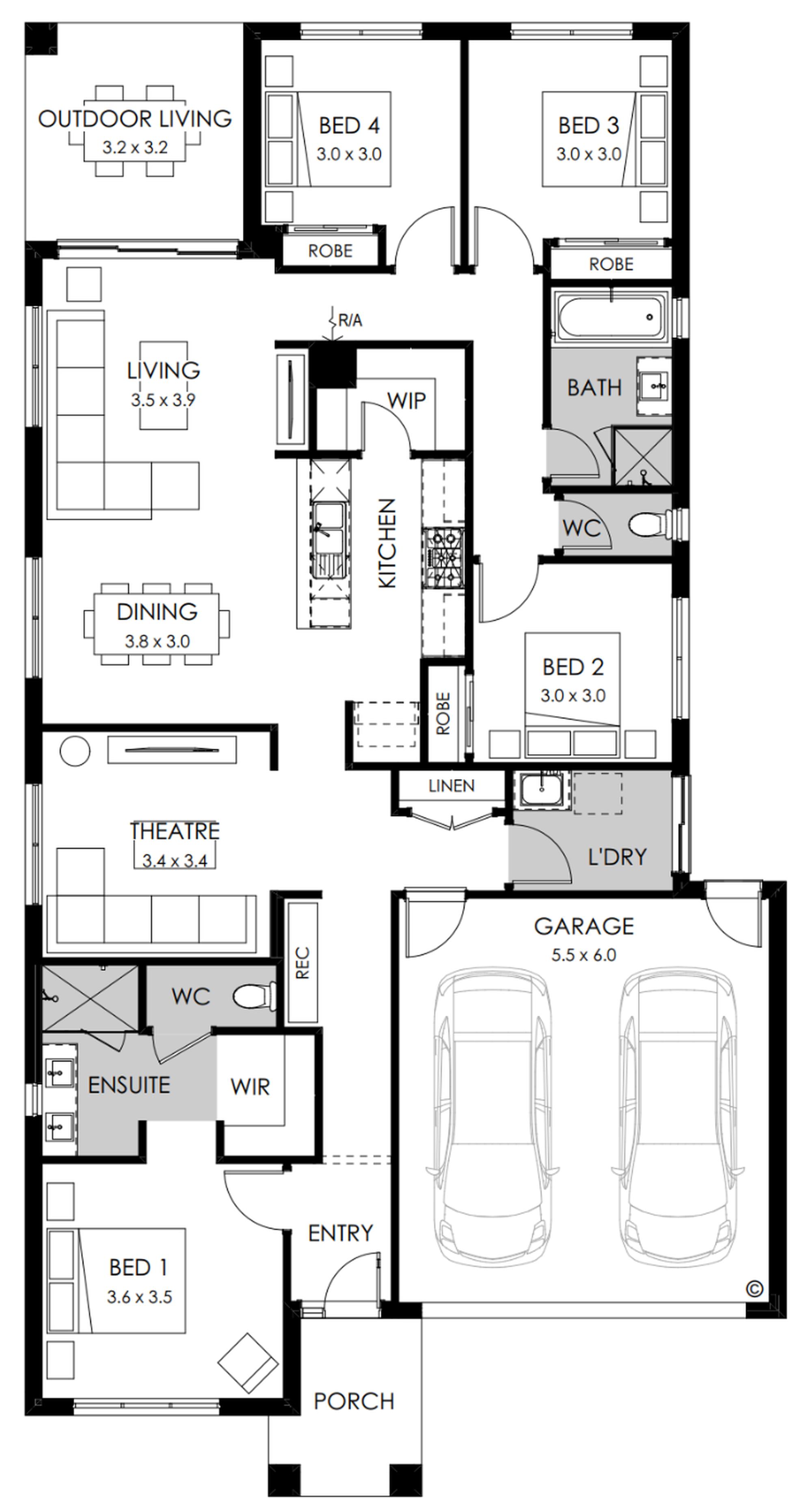Lot 1013 Karak Street by Boutique Homes Floorplan