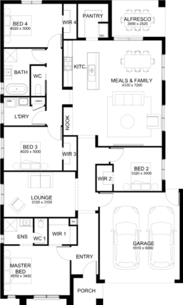 Lot 10302 Tweedbank Cr by Sherridon Homes Floorplan