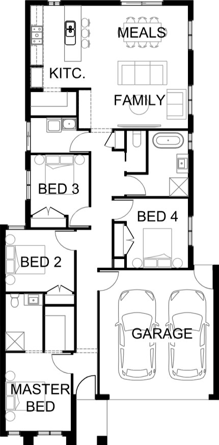 Lot 108 Parkers Grove Estate by Sherridon Homes Floorplan