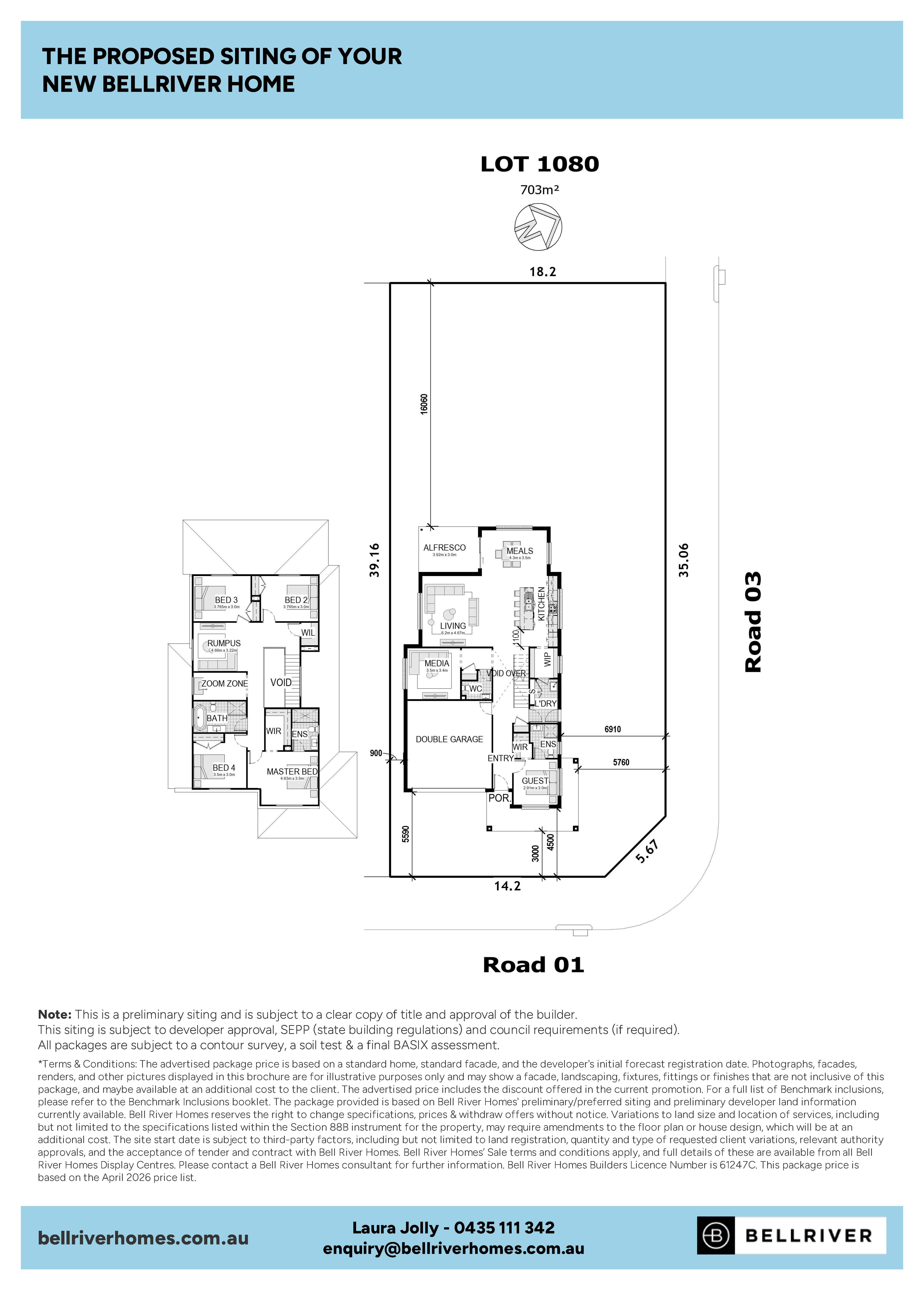Lot 1080 Road 01 by Bellriver Homes