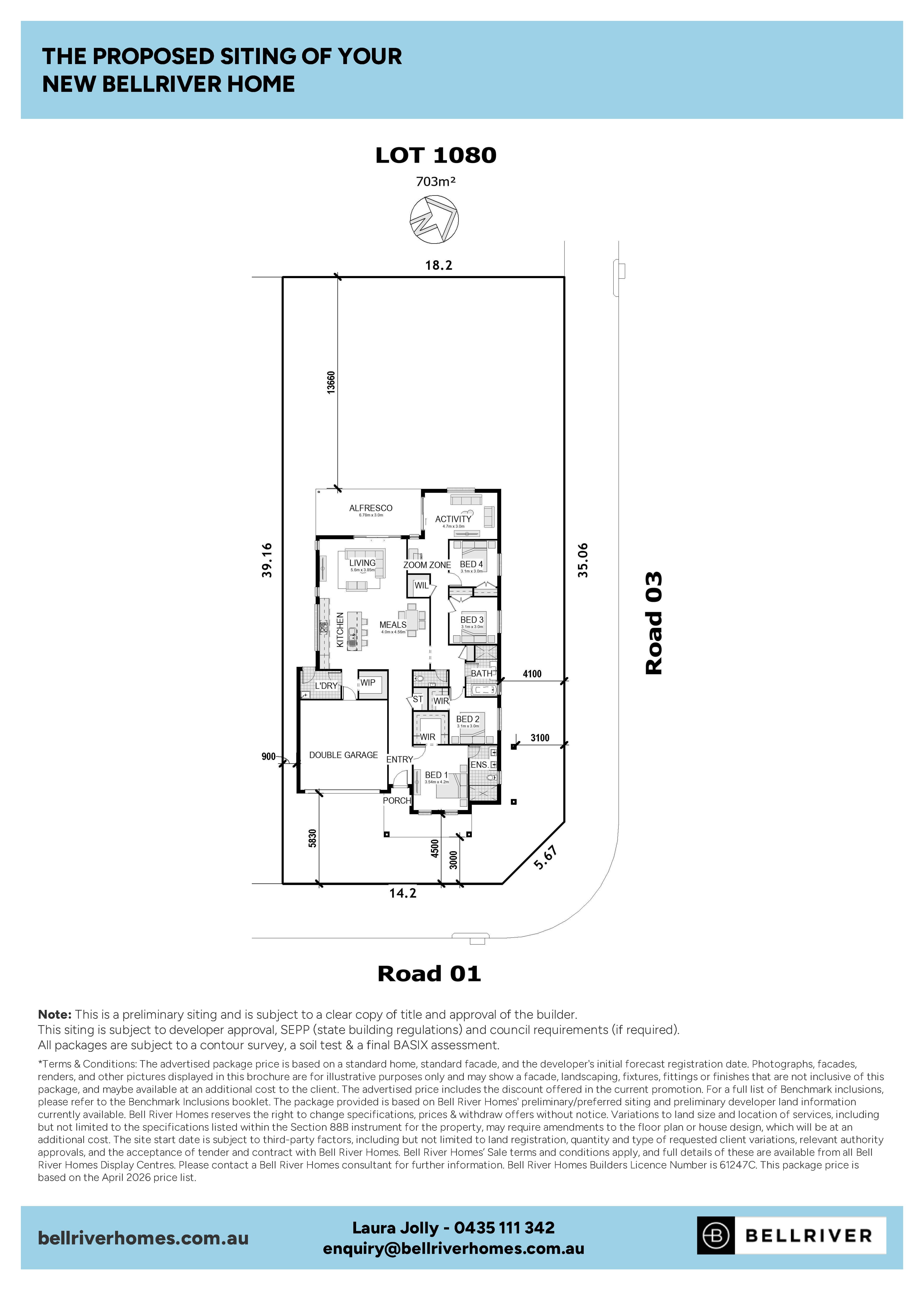 Lot 1080 Road 01 by Bellriver Homes