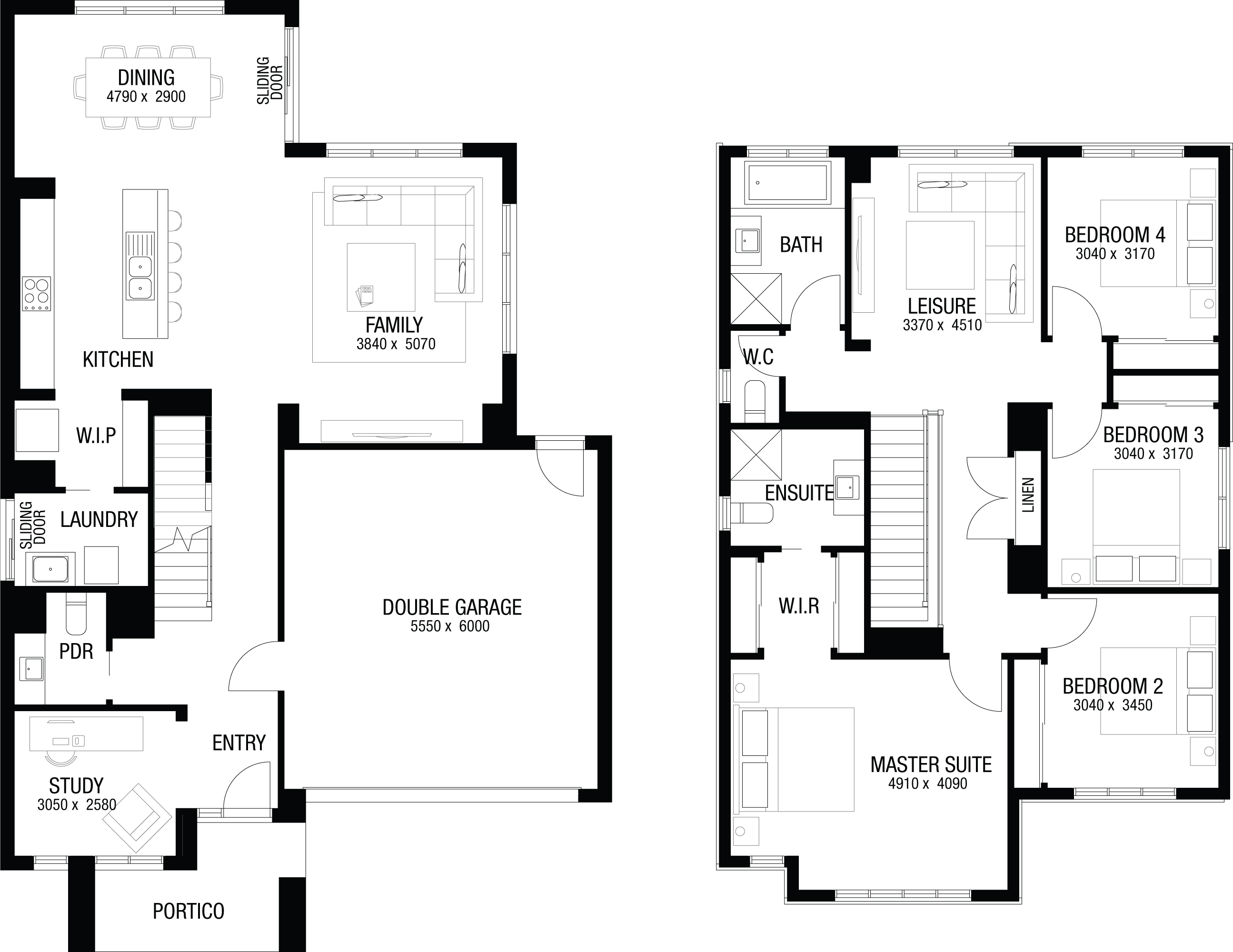 Lot 109 Efficient Way by Metricon Homes Floorplan