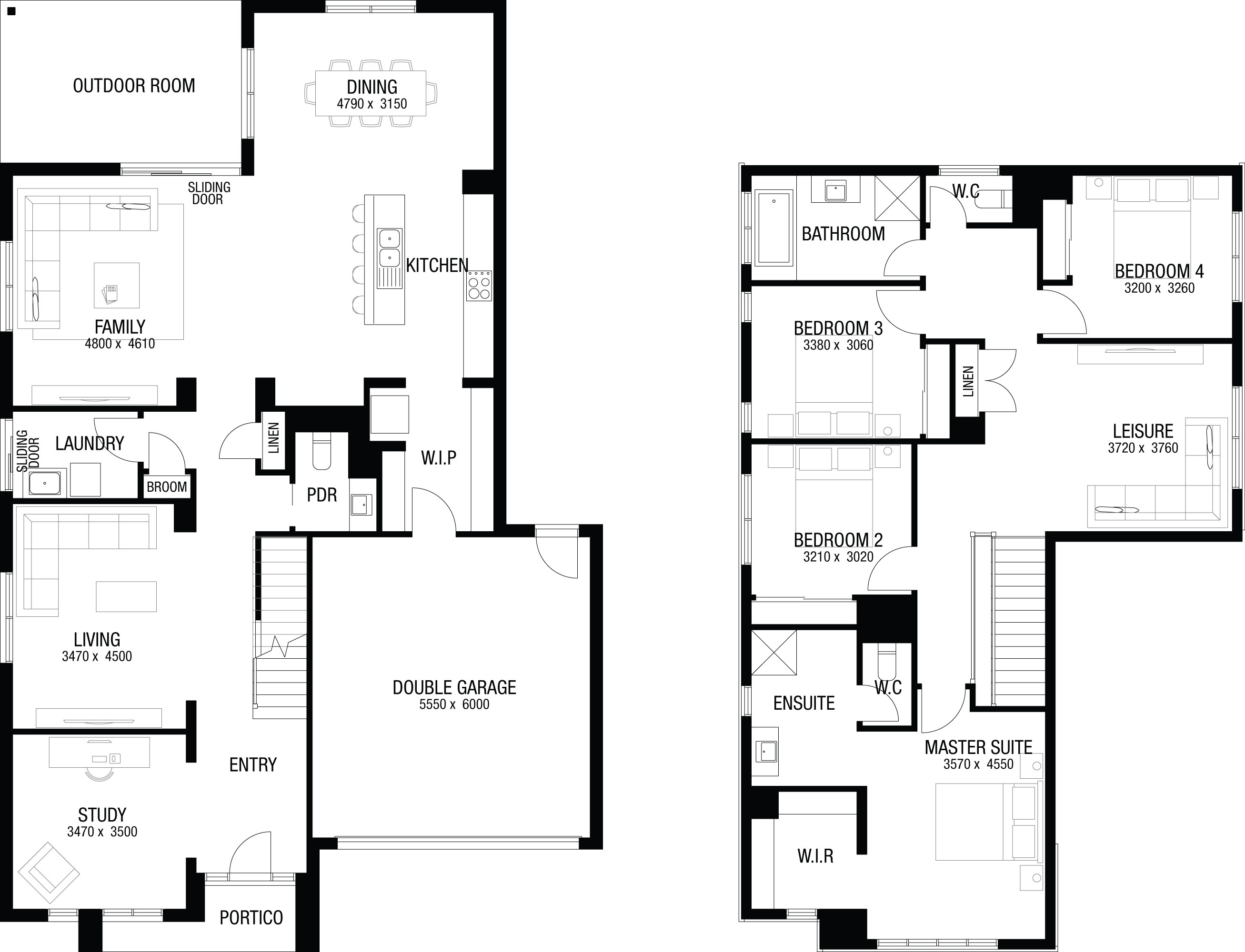 Lot 11 Codrington Street by Metricon Homes Floorplan