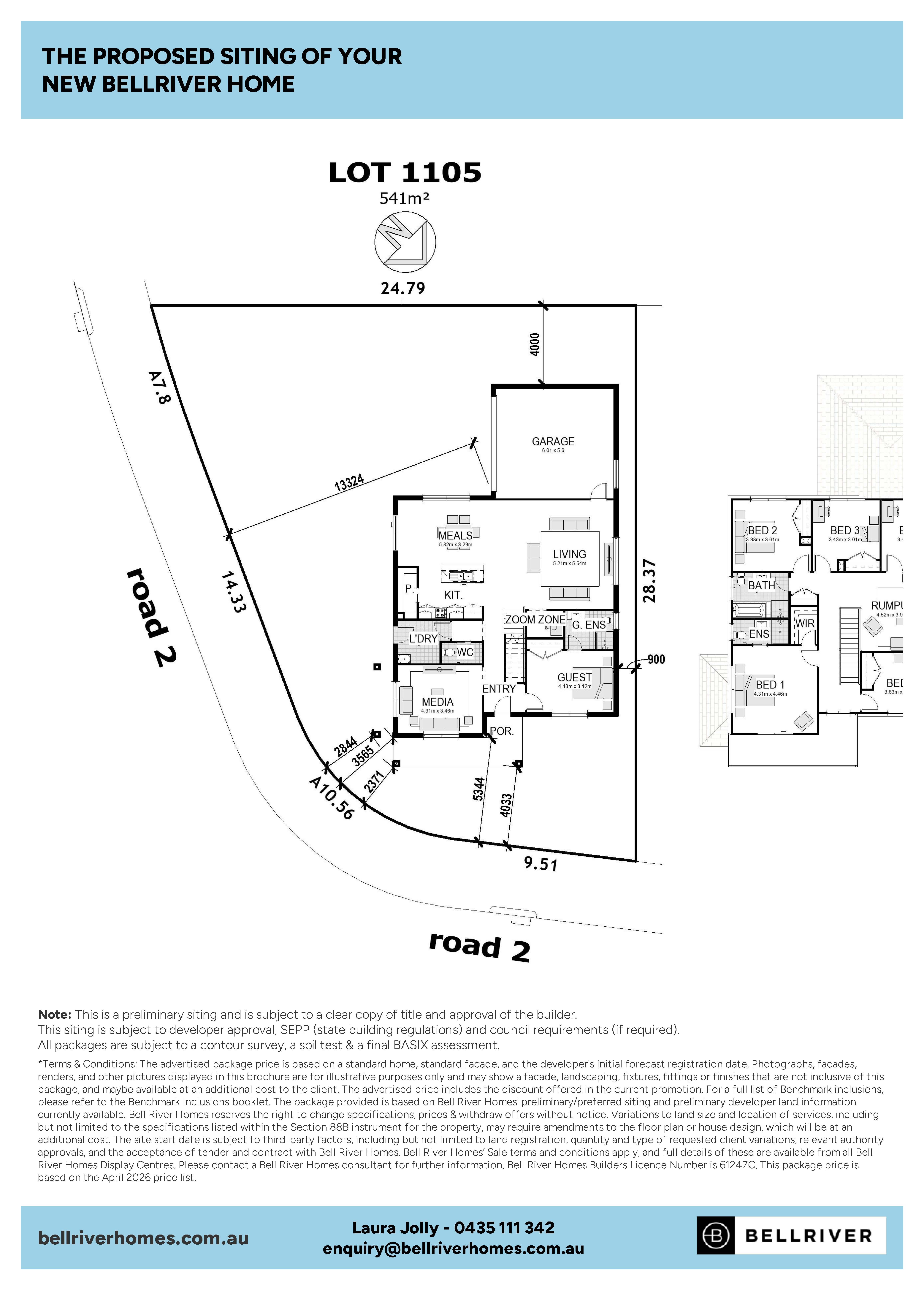 Lot 1105 Road 2, Gables Estate by Bellriver Homes