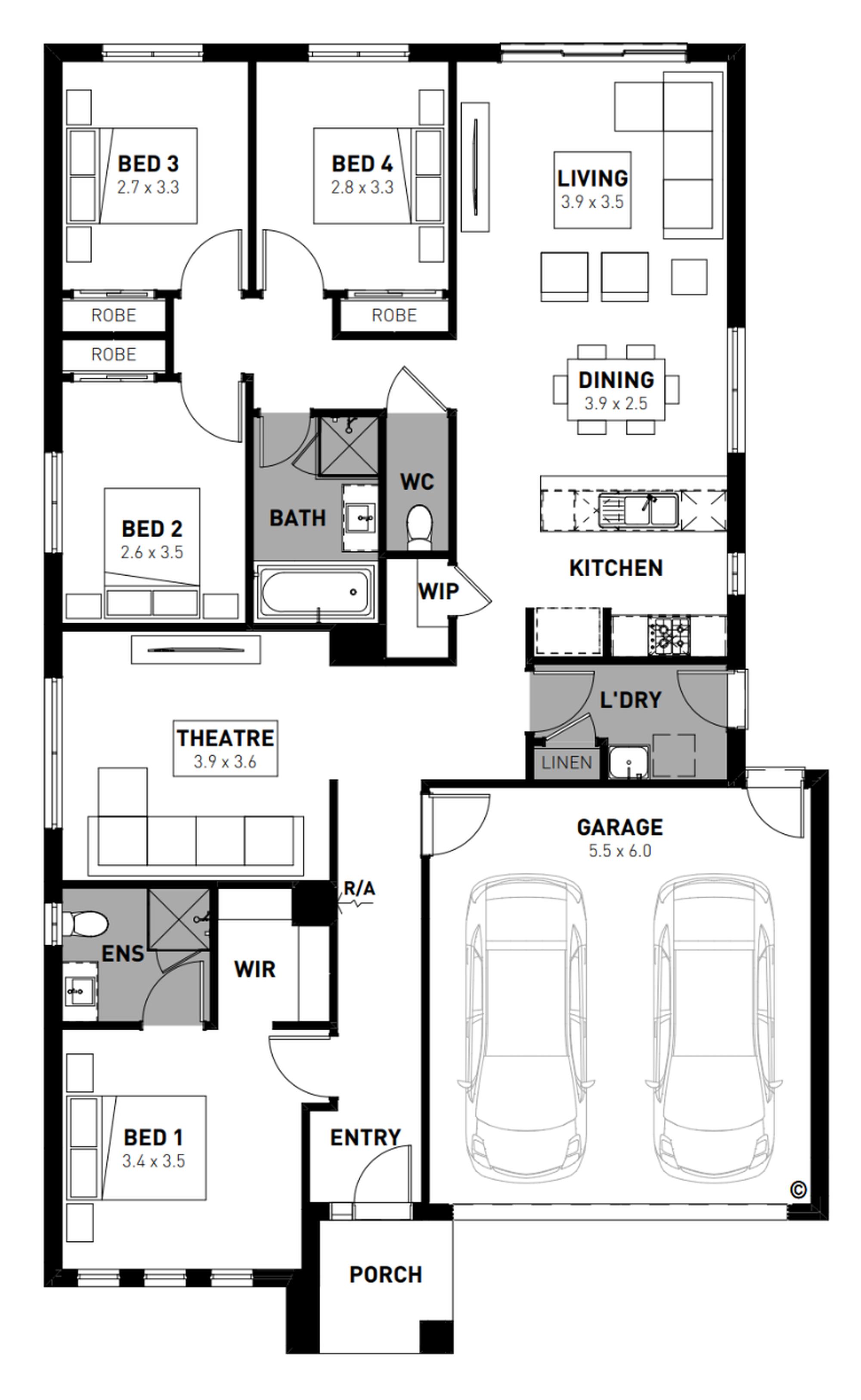 Lot 1105 Sherwood Road by Homebuyers Centre VIC Floorplan