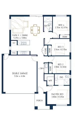 Lot 110 Floorplan