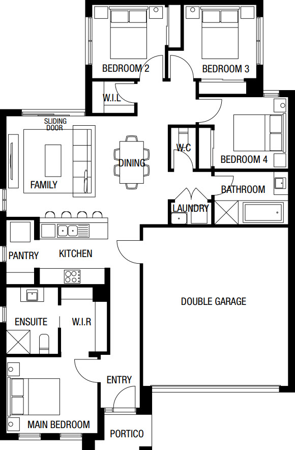 Lot 1111 Camowen Cresent by Metricon Homes Floorplan