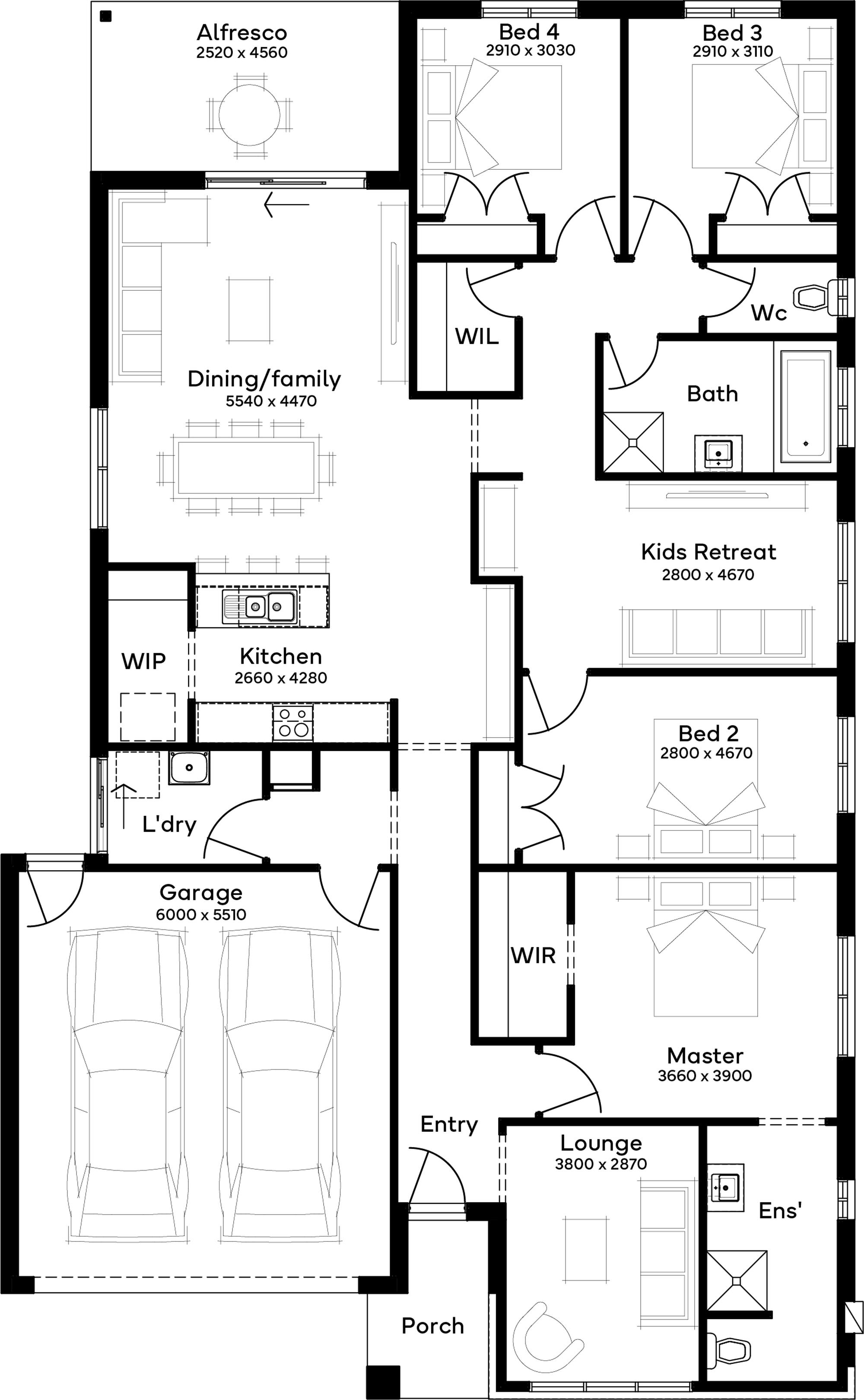 Lot 1112 Elloura Estate by Simonds Homes Floorplan