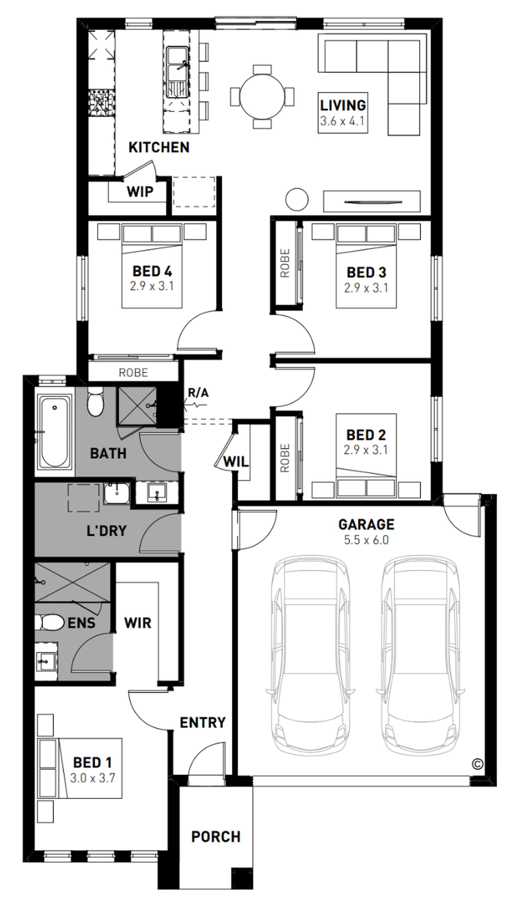 Lot 1114 Jessup Street by Homebuyers Centre VIC Floorplan