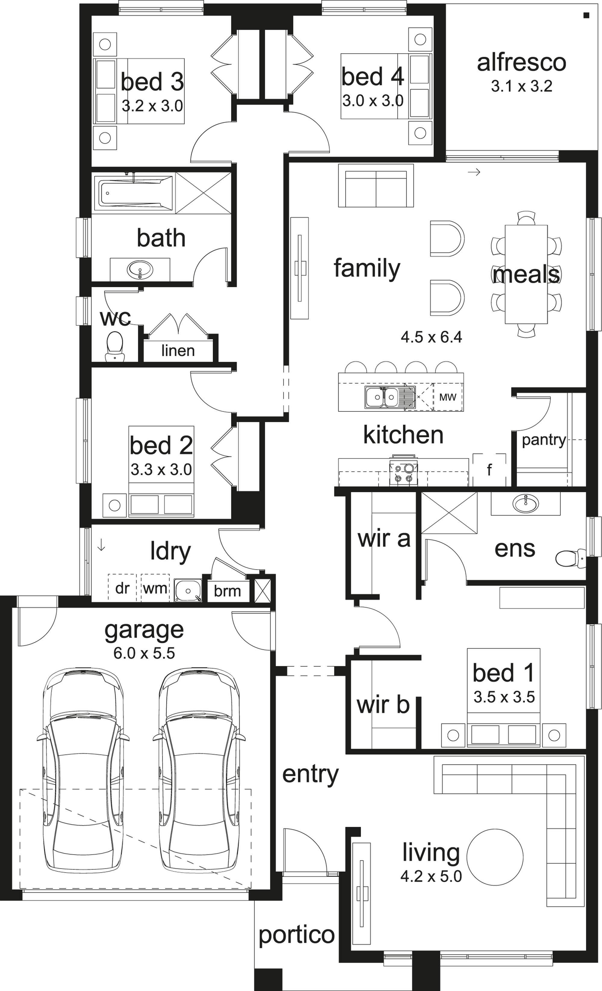 Lot 1121 Elloura Estate by Simonds Homes Floorplan
