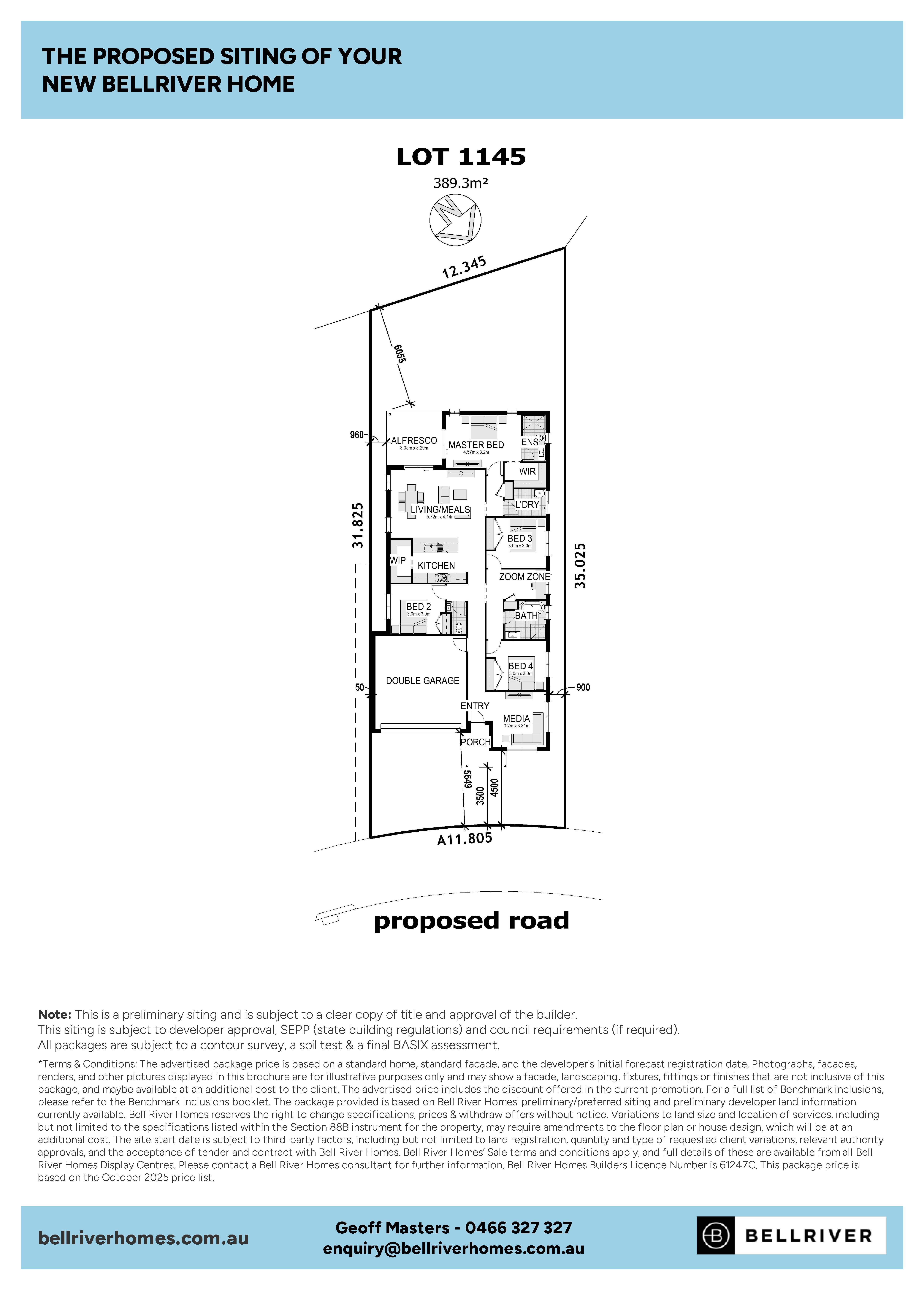 Lot 1145 Proposed Road, Everdene Estate by Bellriver Homes