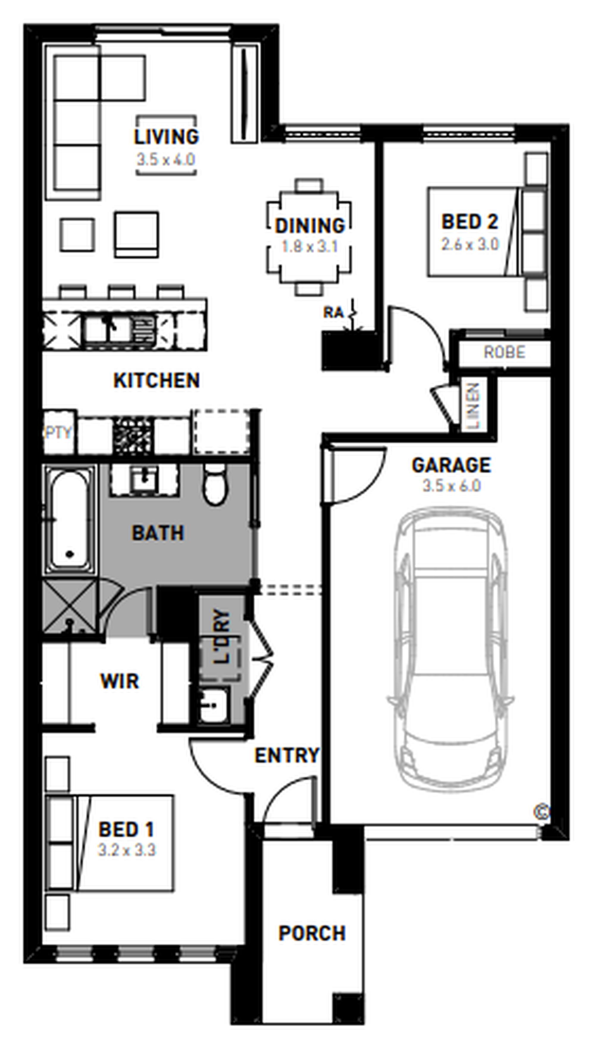 Lot 11551 Newman Circuit by Homebuyers Centre VIC Floorplan
