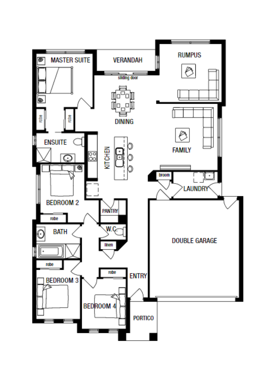 Lot 117 Mount Ararat South Road by Metricon Homes Floorplan