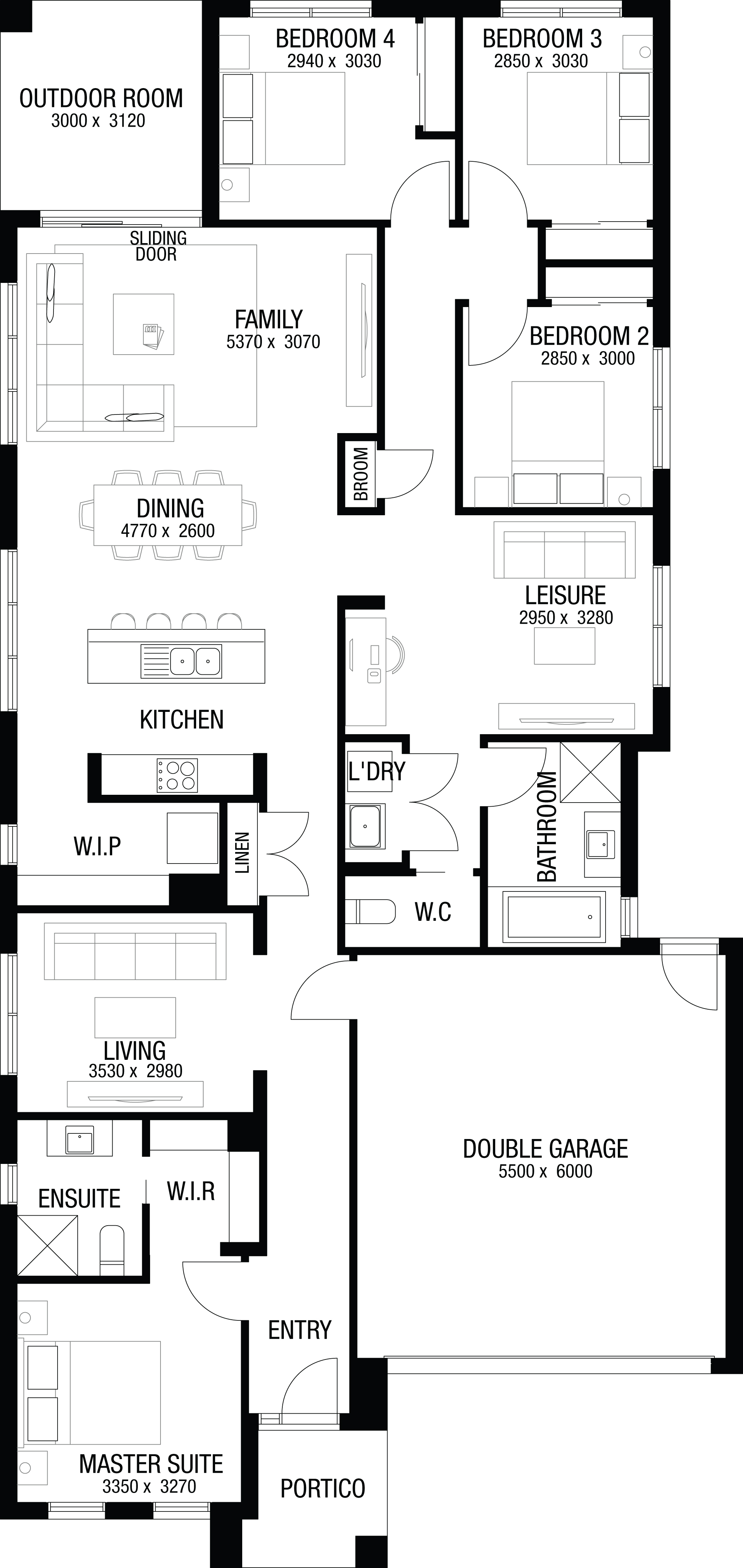 Lot 118 Banyalla Road by Metricon Homes Floorplan
