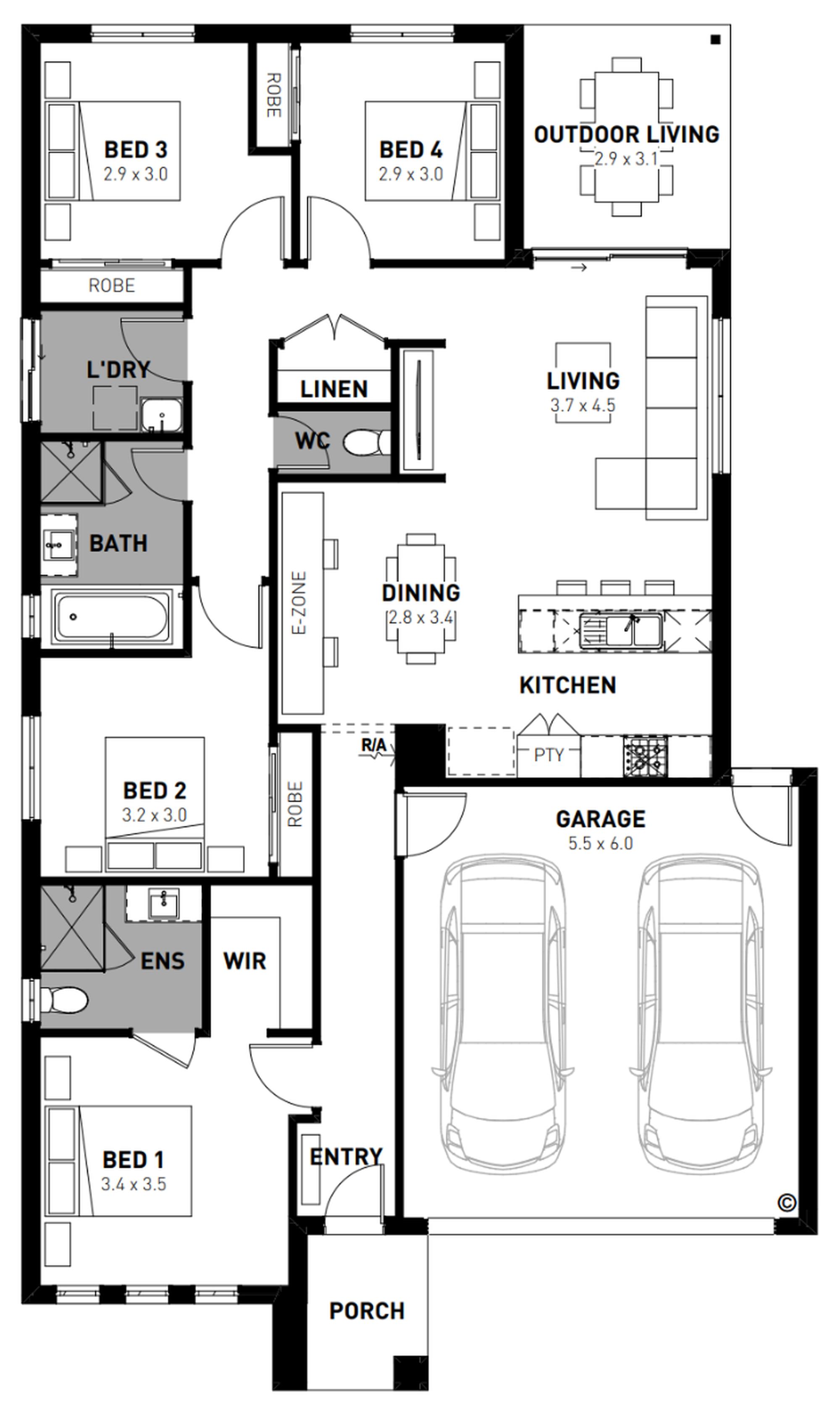 Lot 119 Lomatia Crescent by Homebuyers Centre VIC Floorplan