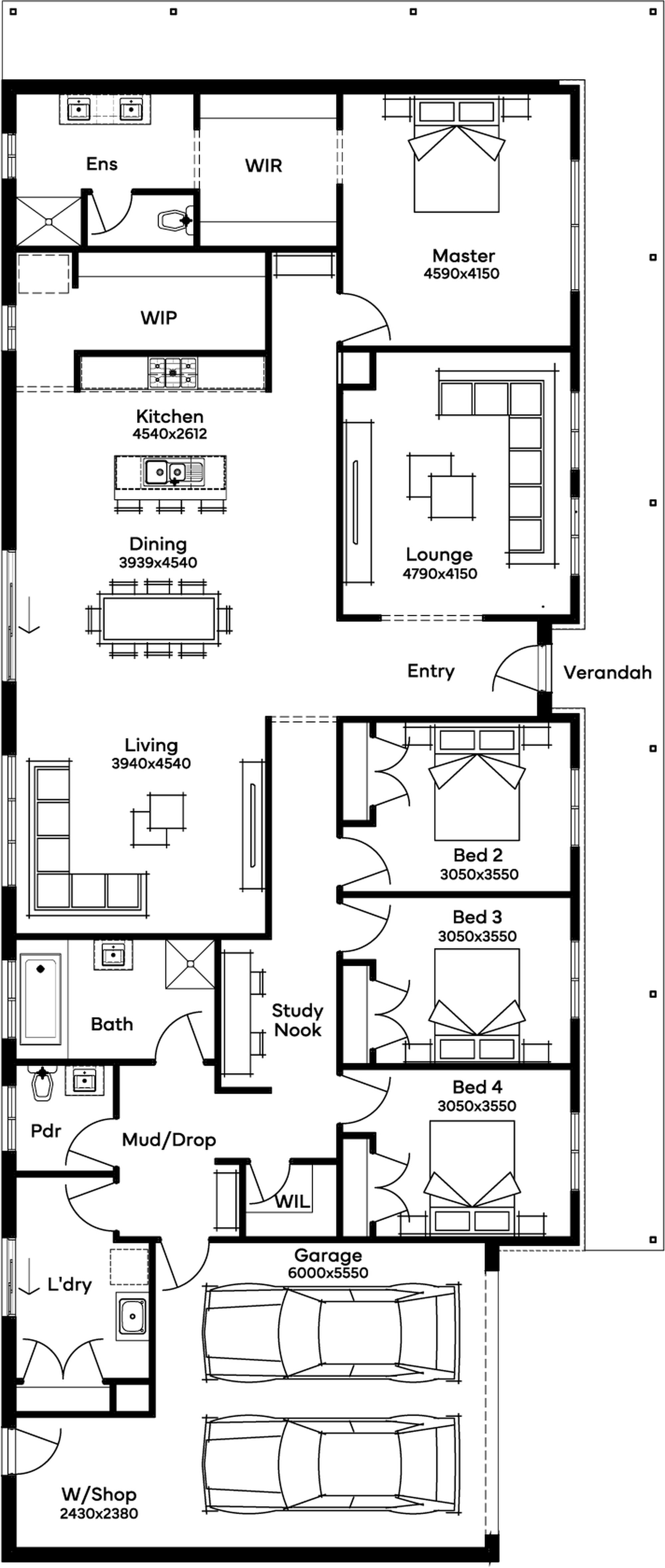 Lot 12 Blue Gum Fields Estate by Simonds Homes Floorplan