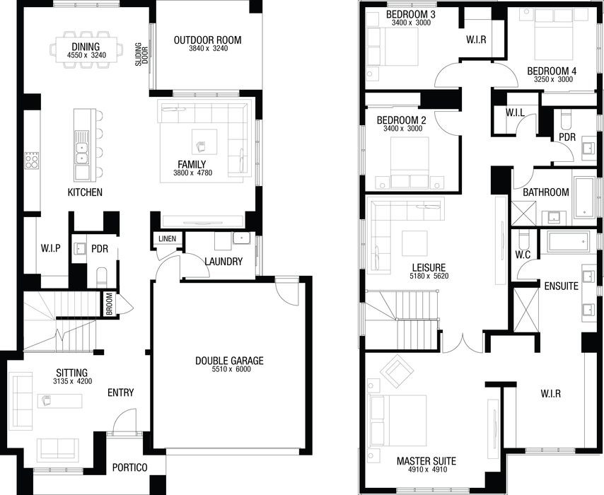 Lot 1222 Shannonvale Road by Metricon Homes Floorplan