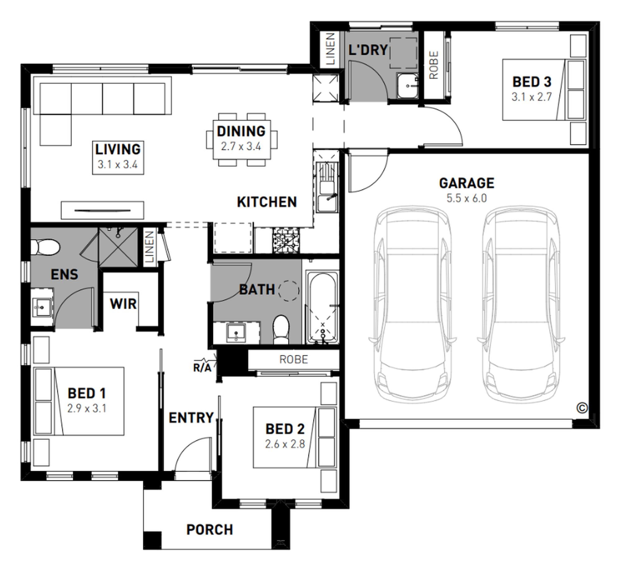 Lot 1225 Chandler Street by Homebuyers Centre VIC Floorplan