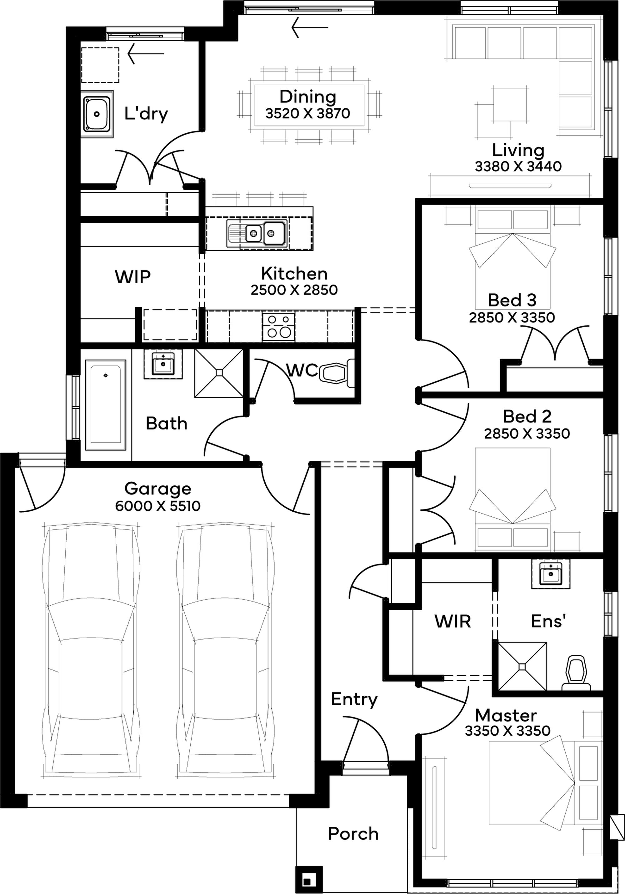 Lot 1247 Brookmont Boulevard by Simonds Homes Floorplan