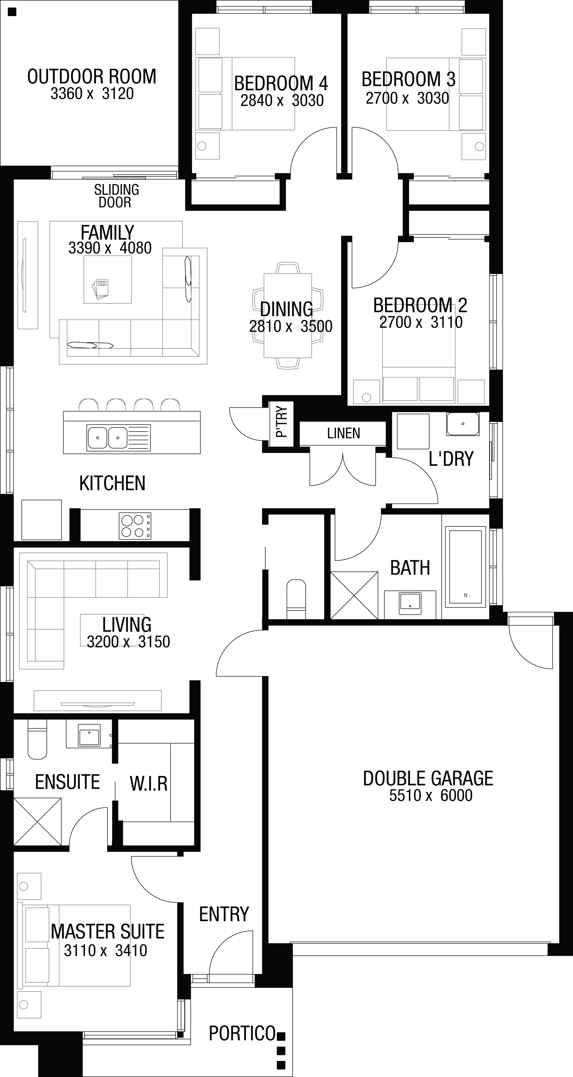 Lot 127 Tolmount Street by Australian Building Company Floorplan