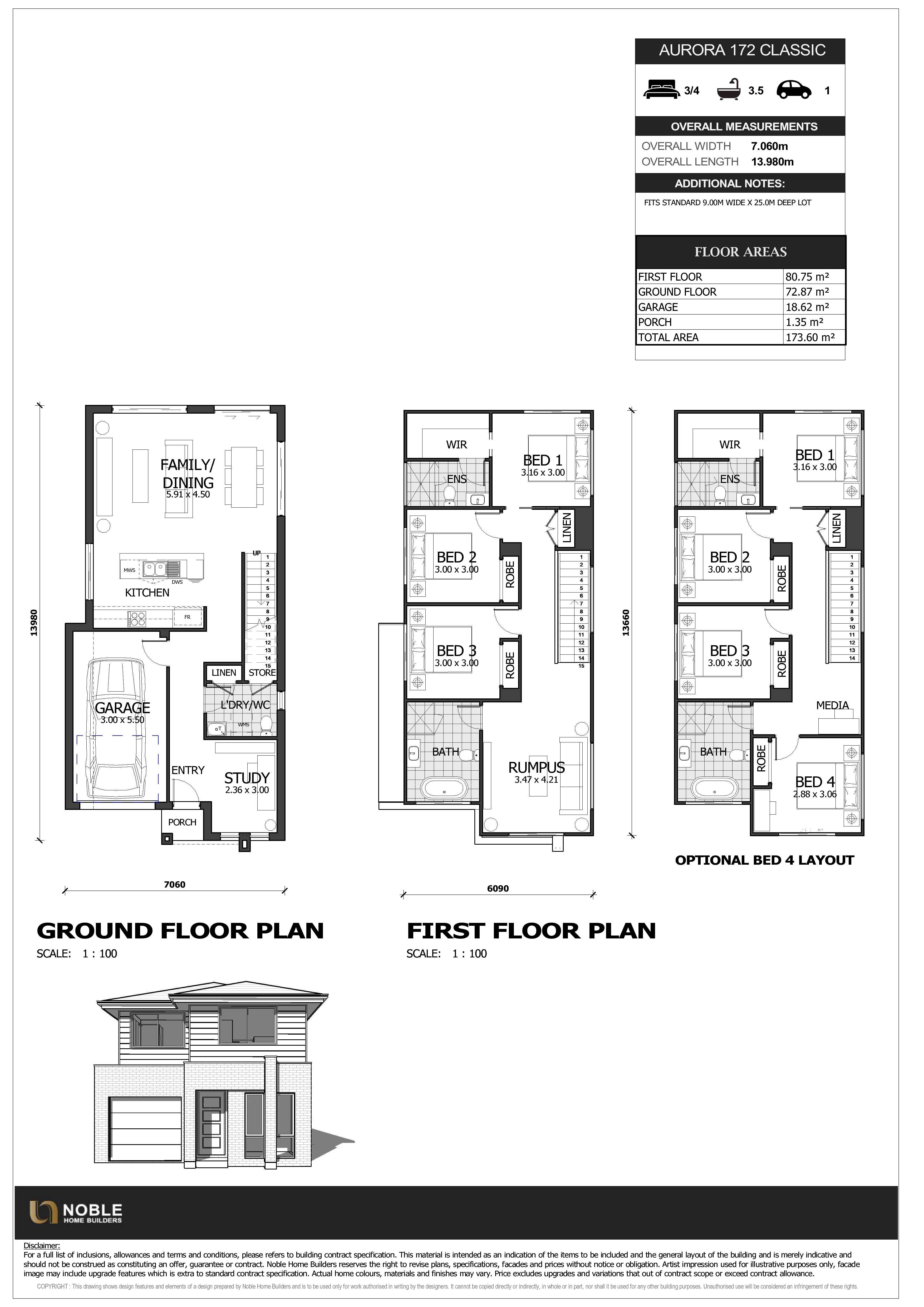 Lot 13/1375 Camden Valley Way by Noble Home Builders Floorplan