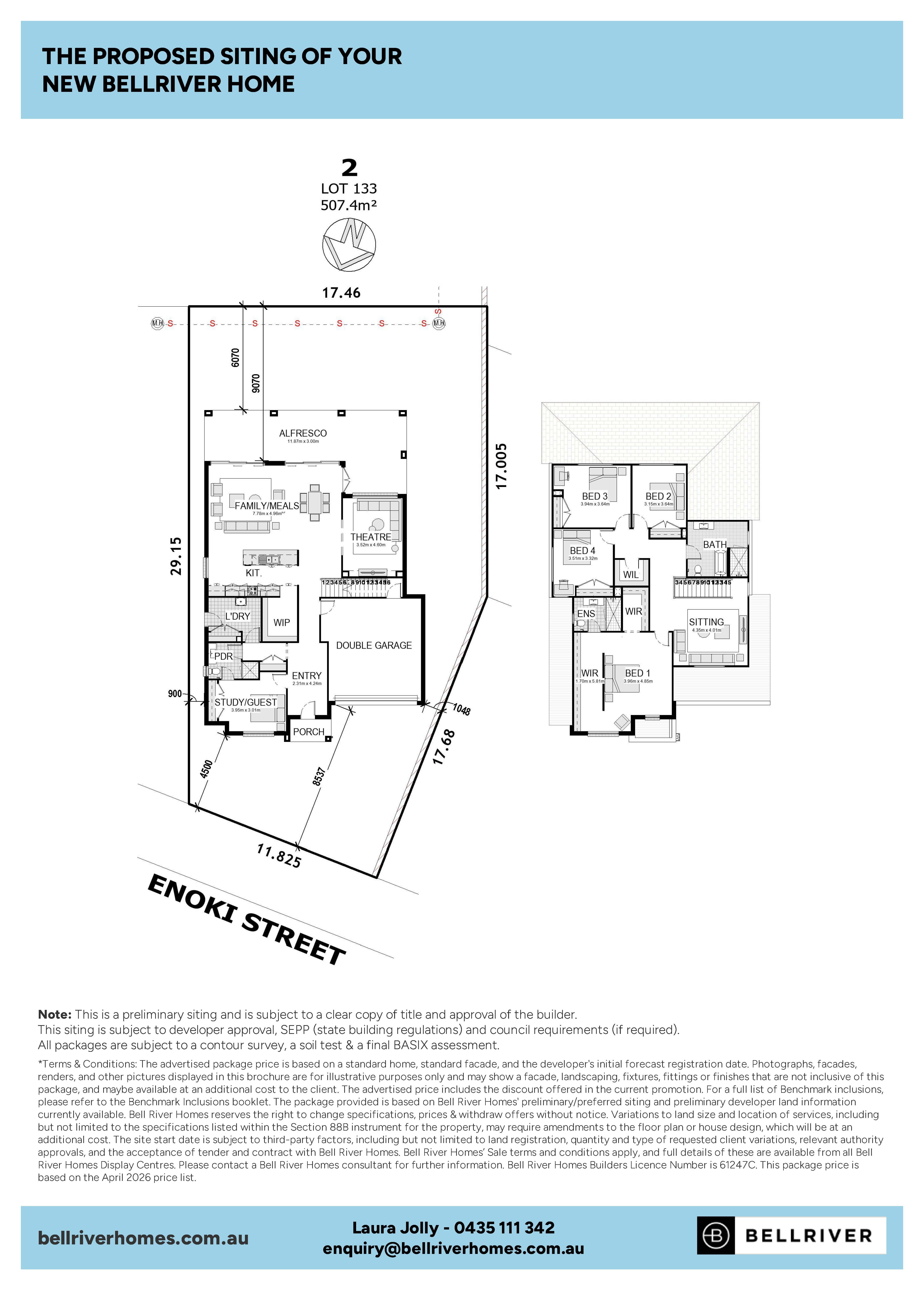 Lot 133 Enoki Street, River Oaks Estate by Bellriver Homes