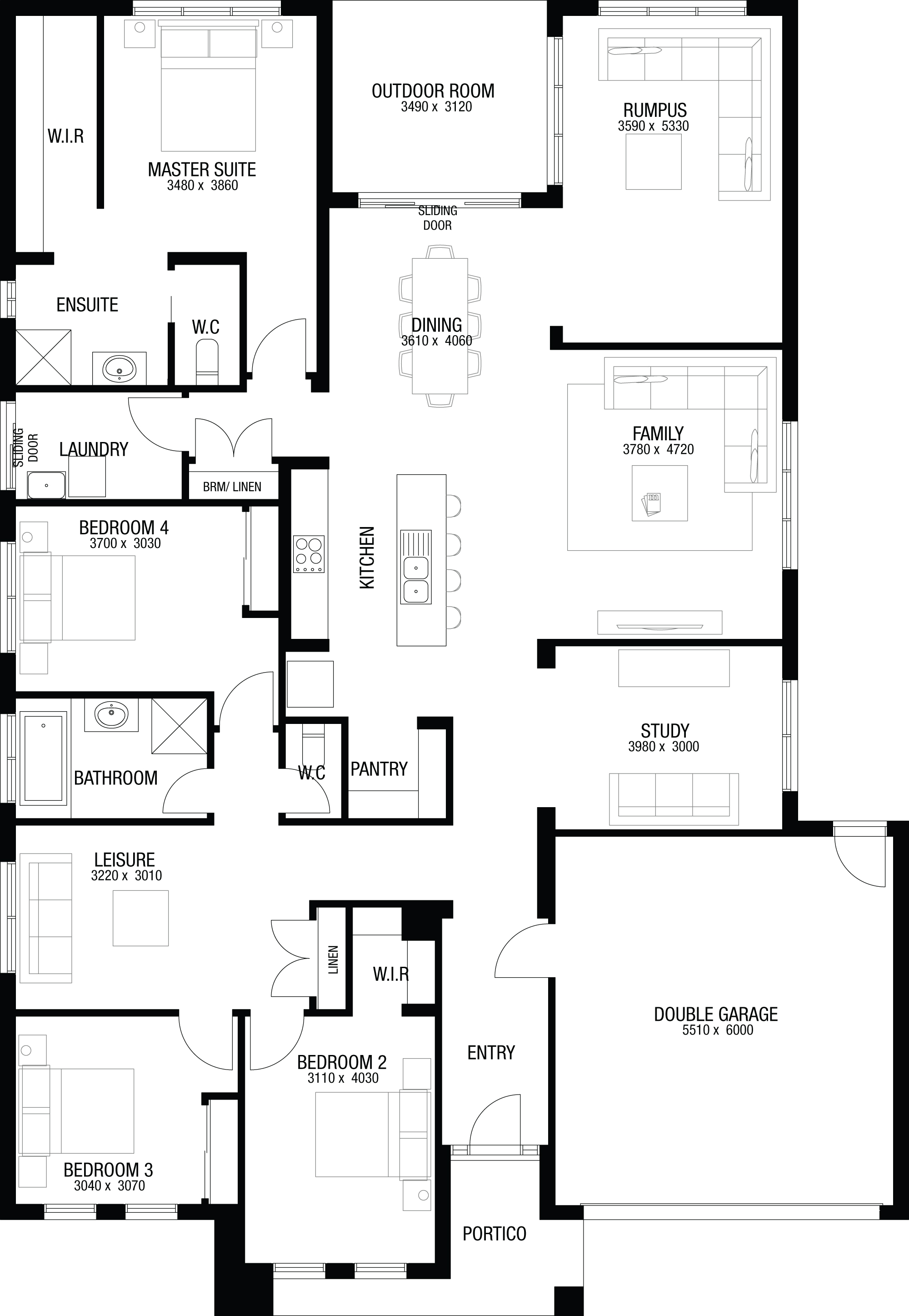 Lot 137 Resistant Road by Metricon Homes Floorplan