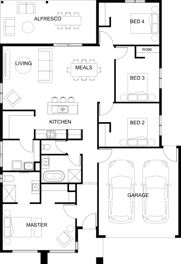 Lot 14 Blue Gums Cct by Sherridon Homes Floorplan