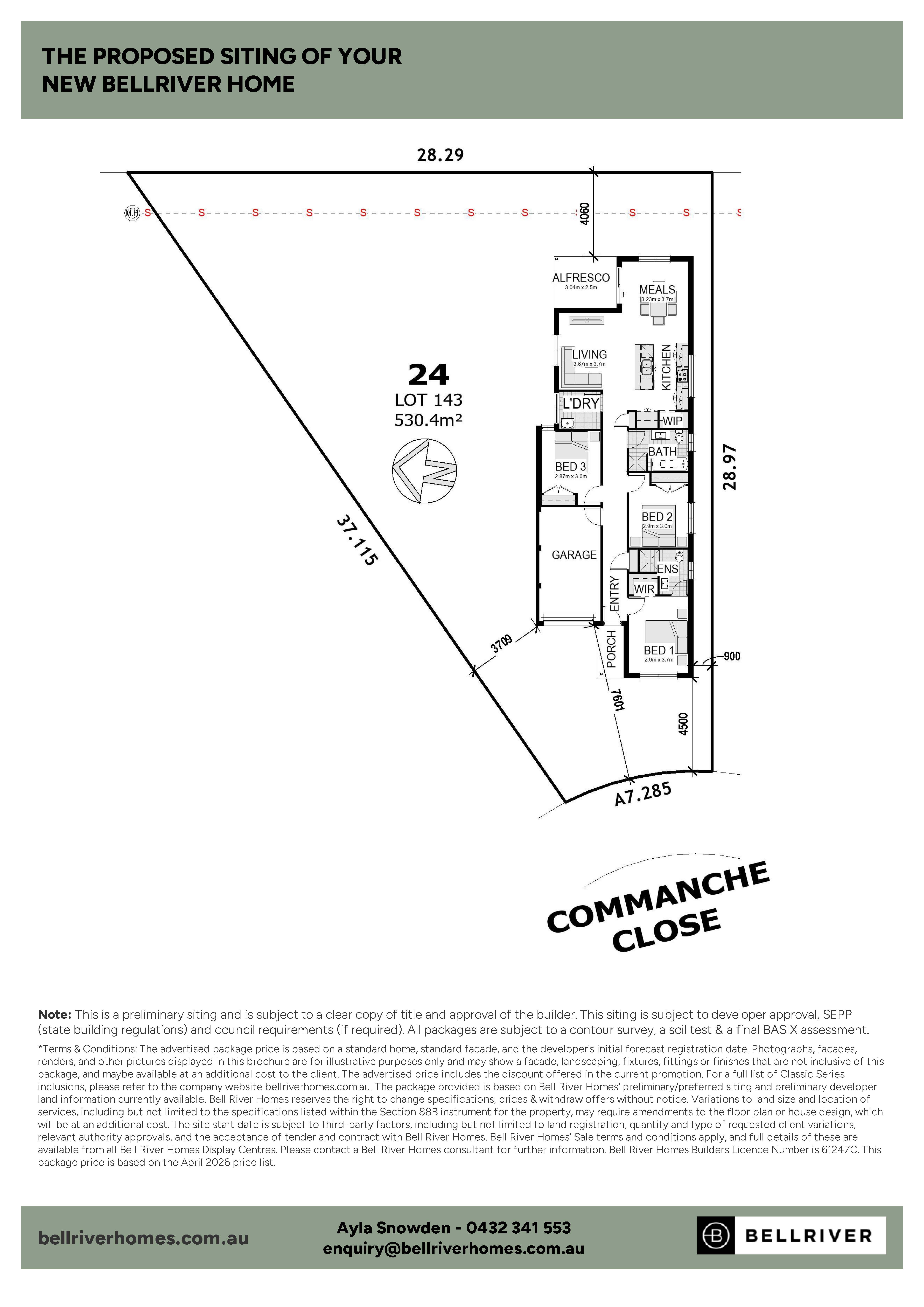 Lot 143 (24) Commanche Chase, The Stables Estate by Bellriver Homes