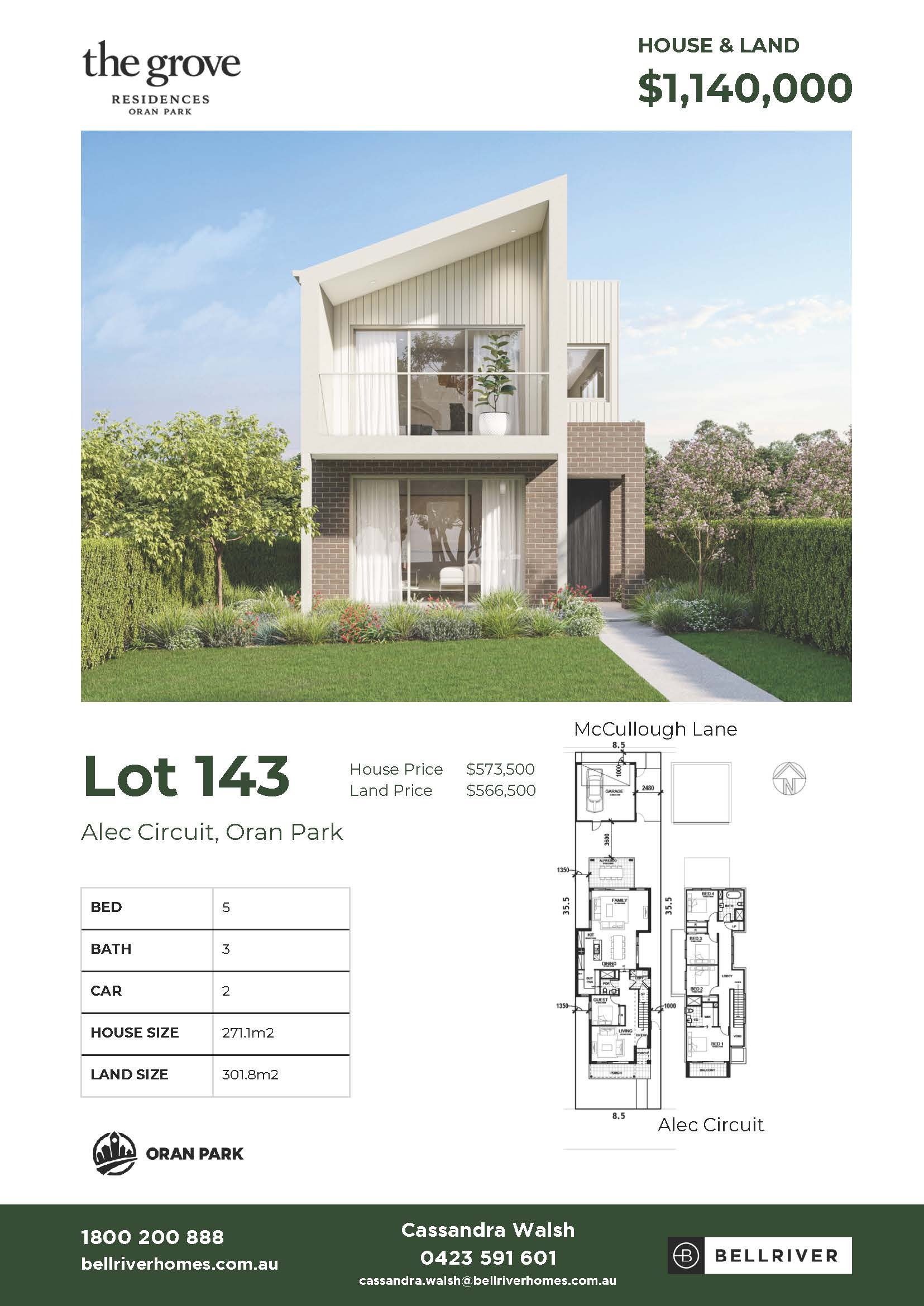 Lot 143 Alec Circuit, Marian's Mana Estate by Bellriver Homes
