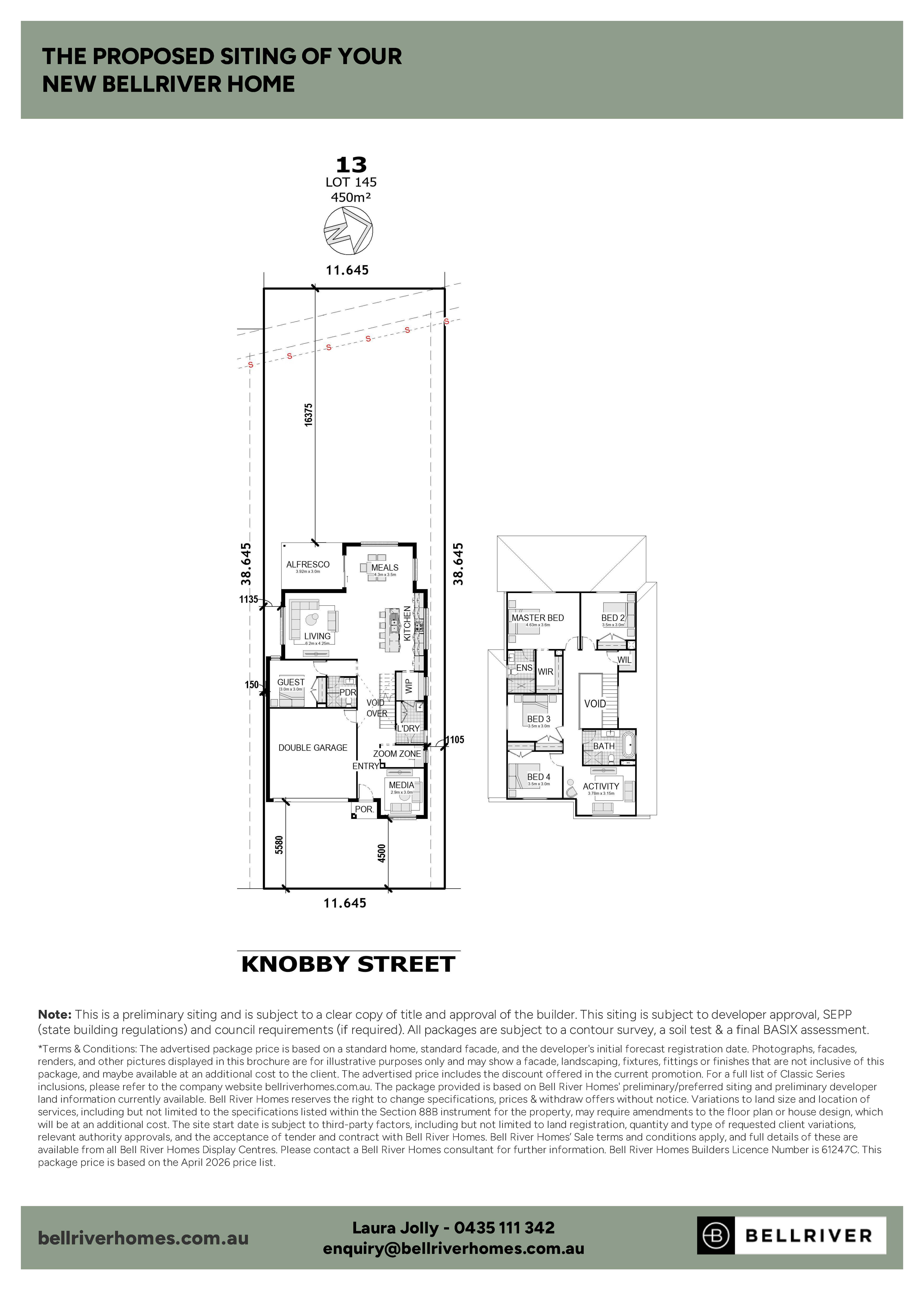 Lot 145 (13) Knobby Street, River Oaks Estate by Bellriver Homes