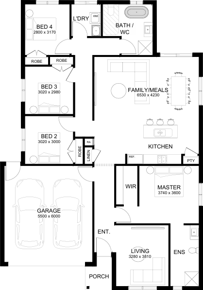 Lot 1541 Taxon Rd by Sherridon Homes Floorplan