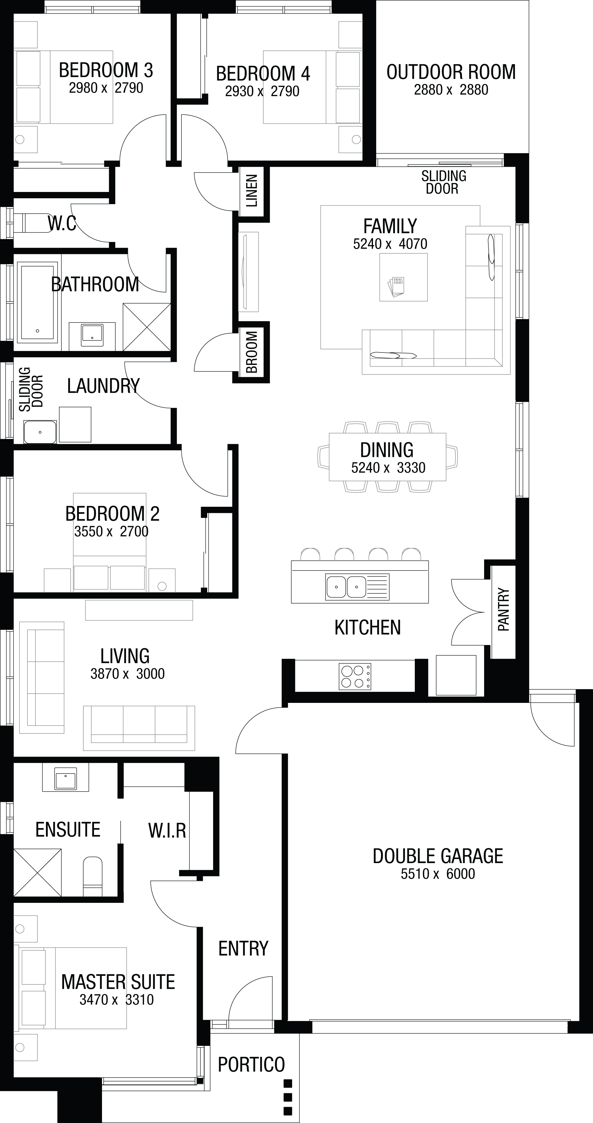 Lot 1604 Wheeler Street by Australian Building Company Floorplan