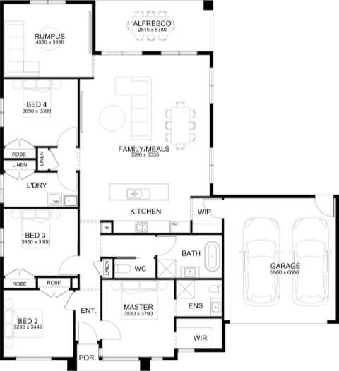 Lot 19 Riesling Ct by Sherridon Homes Floorplan