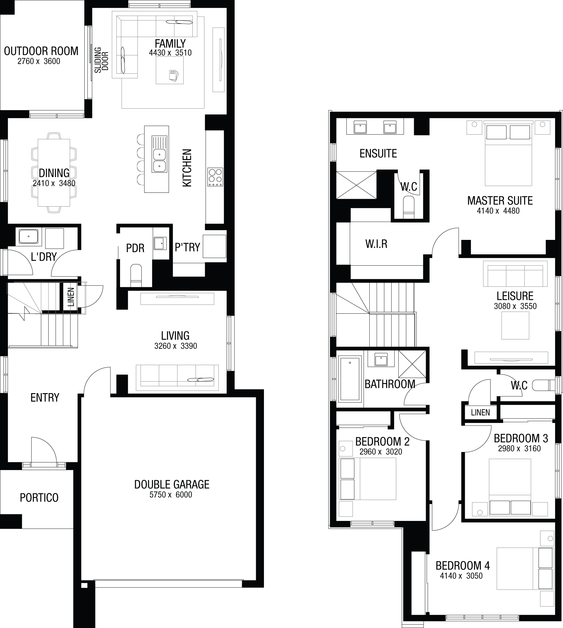 Lot 1901 Coochin Court by Metricon Homes Floorplan
