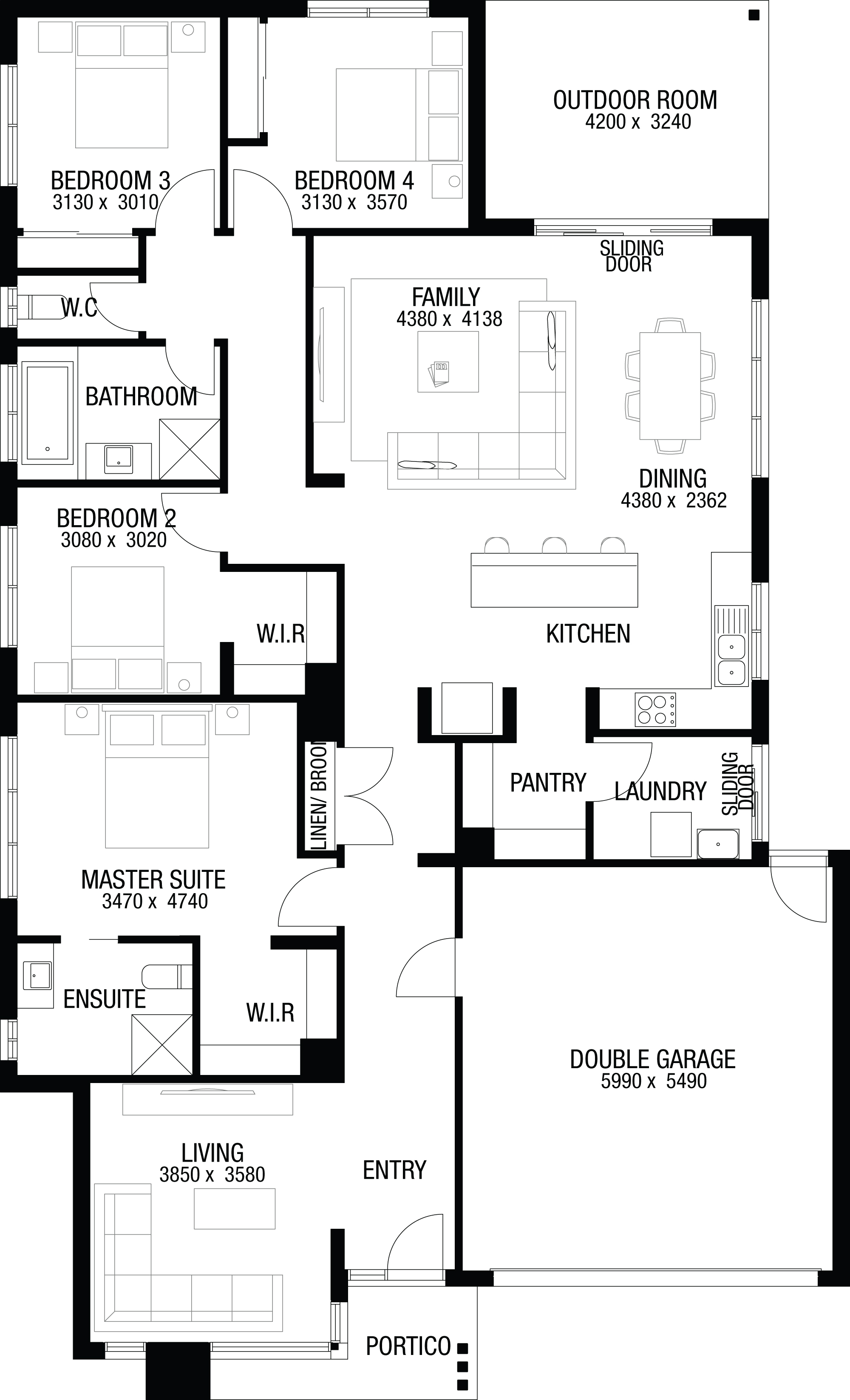 Lot 20 New Road by Australian Building Company Floorplan