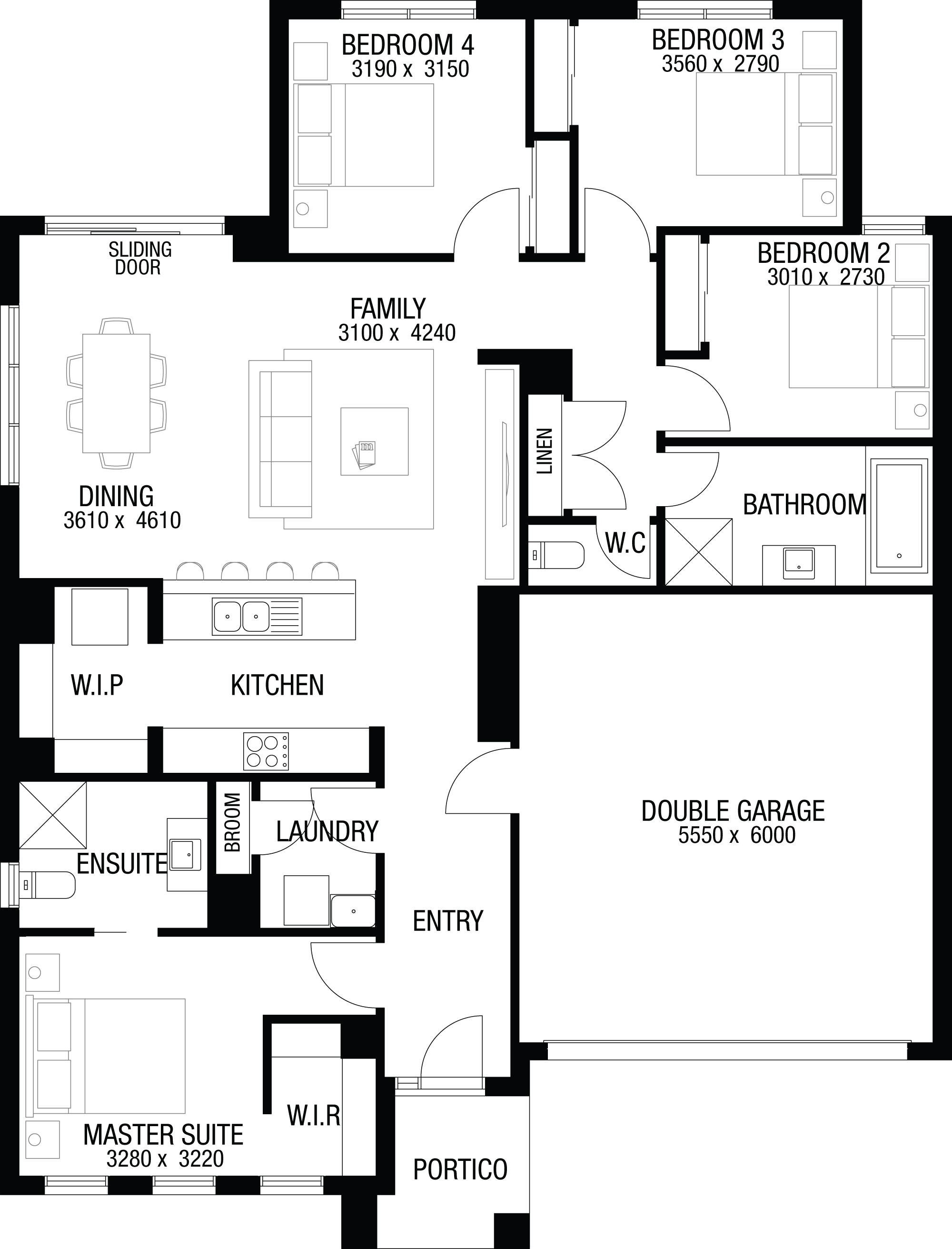 Lot 210 Allhallows Sreet by Metricon Homes Floorplan