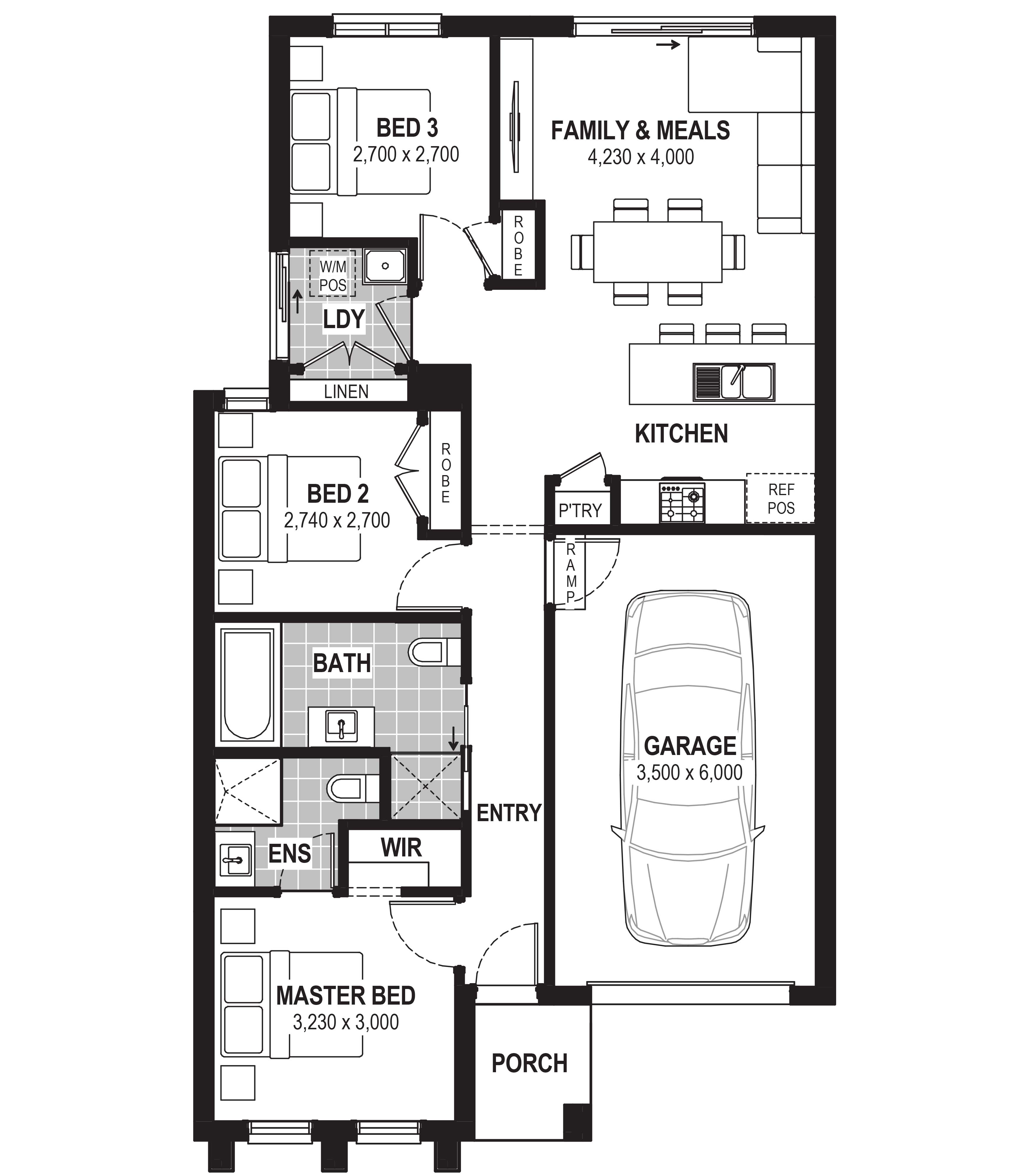Lot 2101 Kalamundra Street by JG King Homes Floorplan