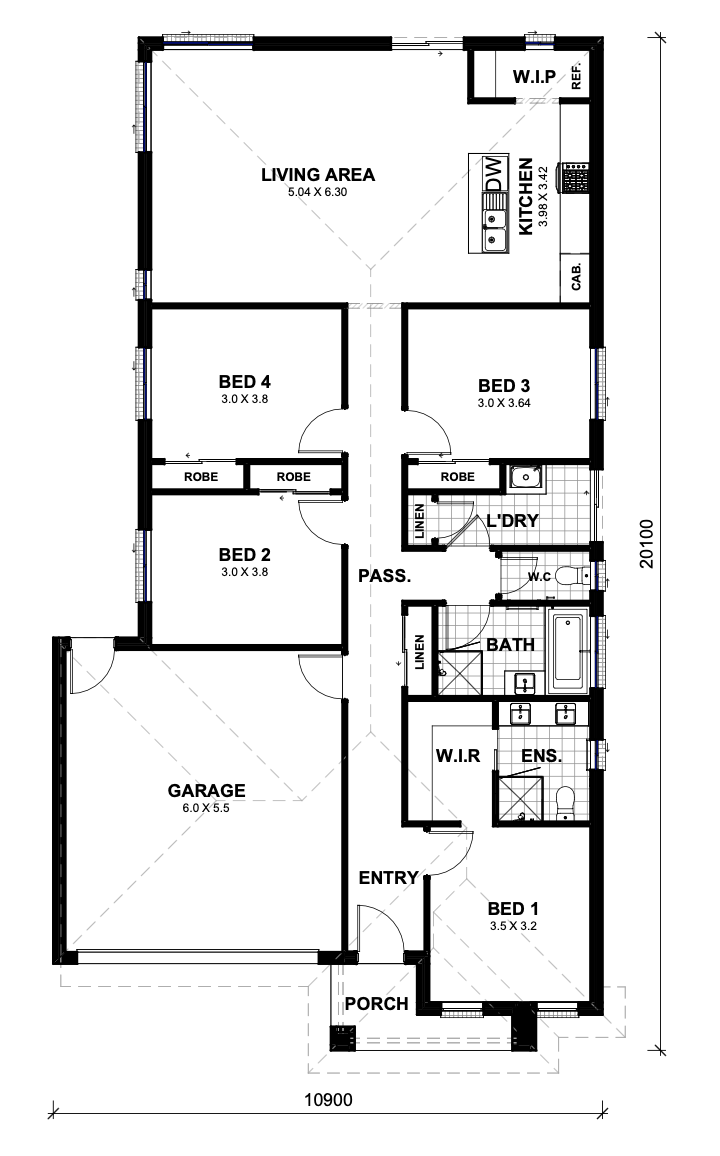 Lot 2108 Underbank estate Floorplan