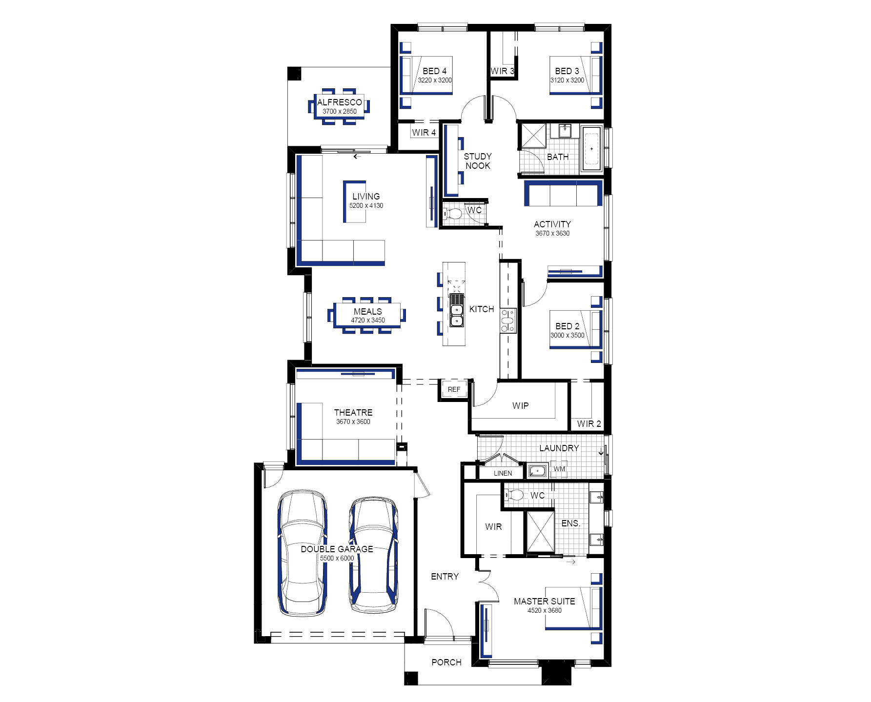 Lot 21304 Manor Lakes - The Village by Carlisle Homes Floorplan