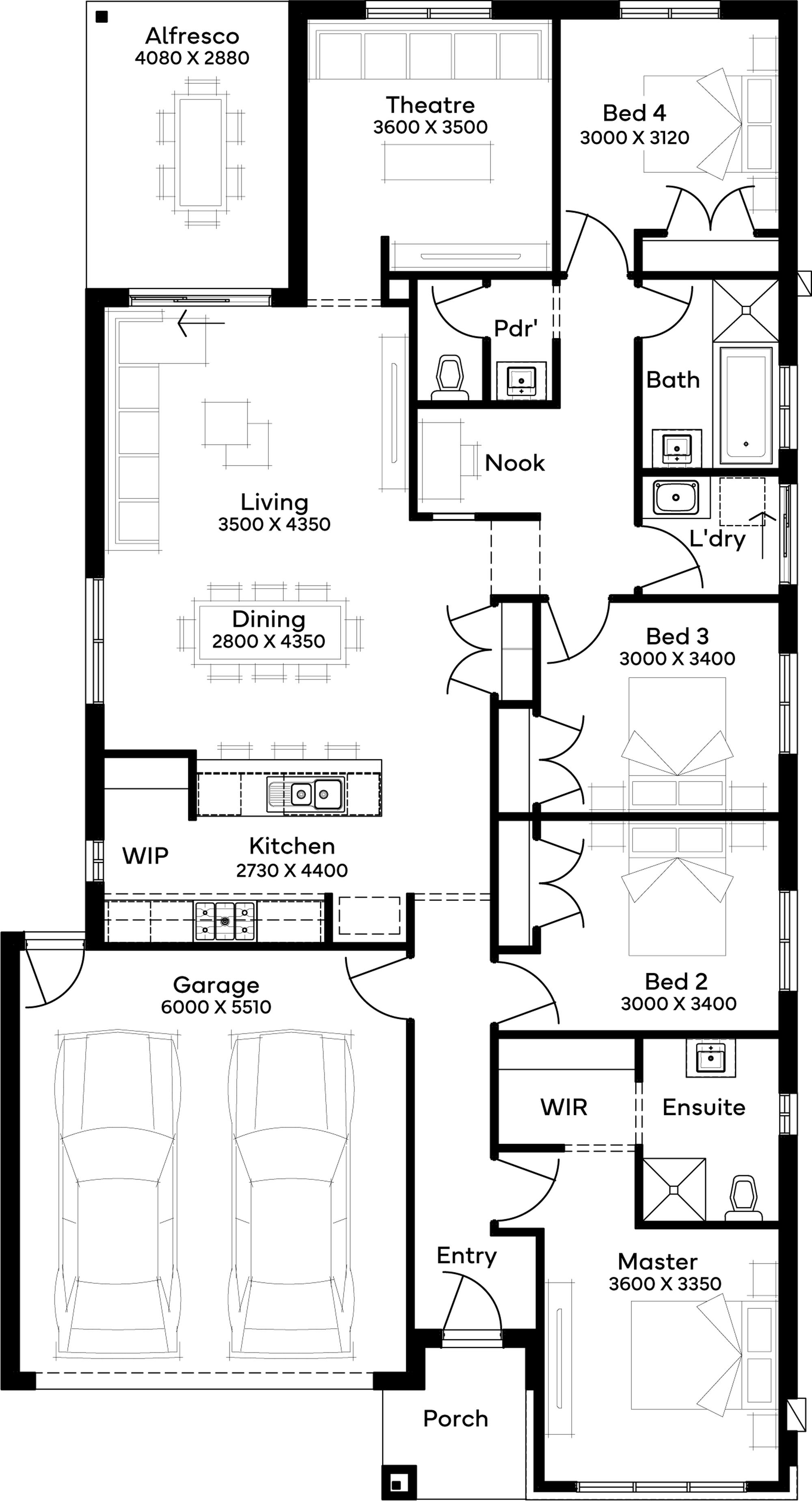 Lot 217 Sherbrooke Loop by Simonds Homes Floorplan