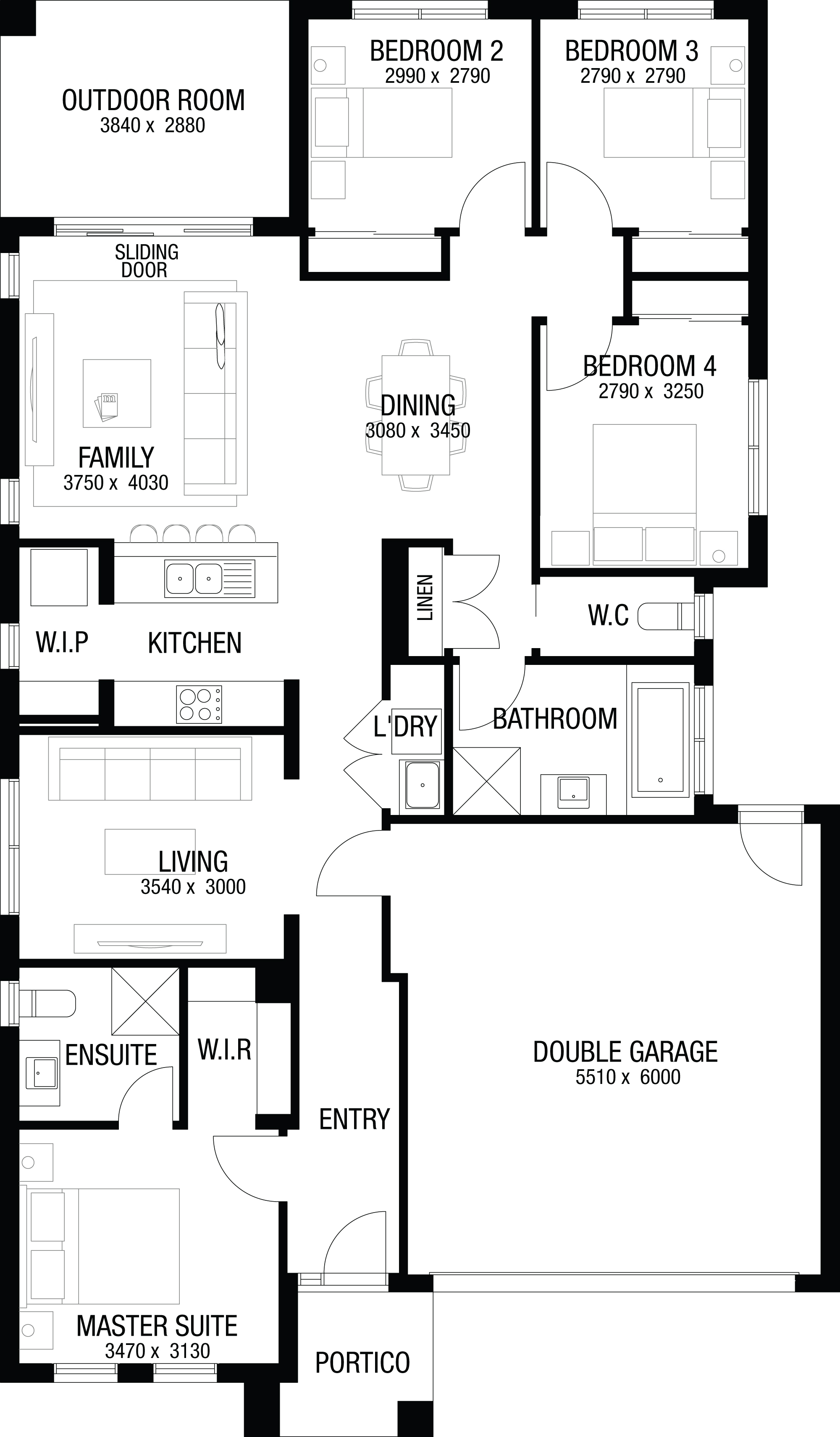 Lot 219 Paterson Drive by Metricon Homes Floorplan