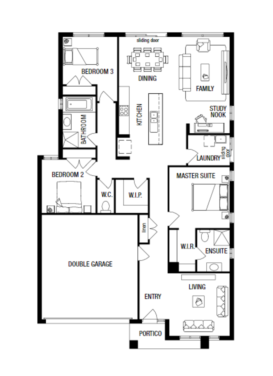 Lot 22 Honeyeater Way by Metricon Homes Floorplan
