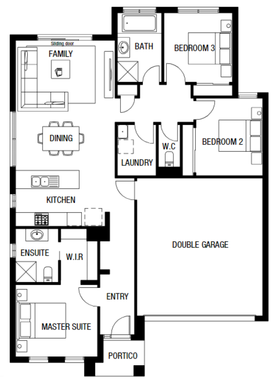 Lot 222 Allhallows Street by Metricon Homes Floorplan