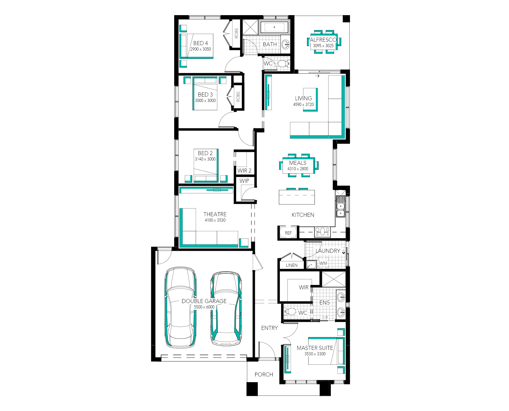 Lot 2226 Wallara Waters by Carlisle Homes Floorplan